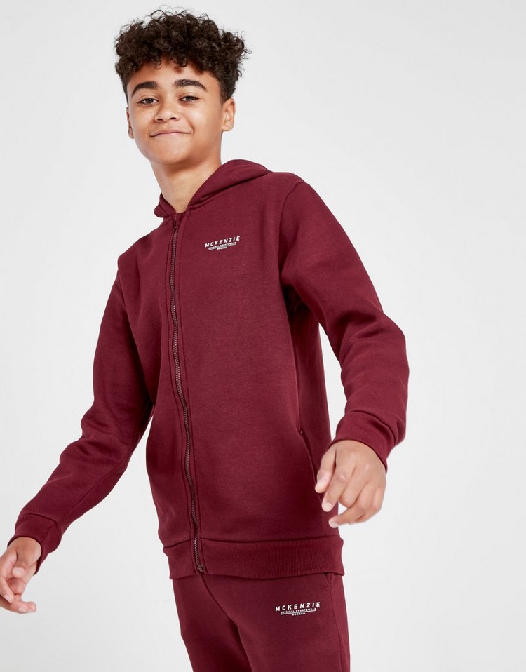 Koop Rood McKenzie Essential Zip Through Hoodie Junior | JD Sports