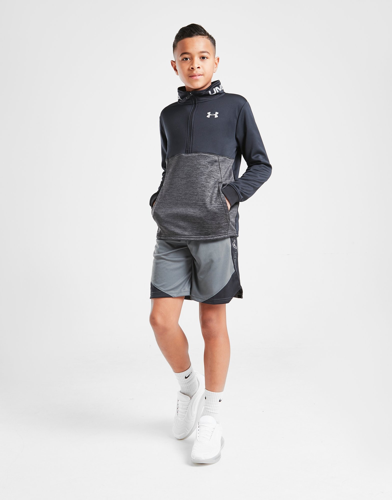 under armour half zip junior