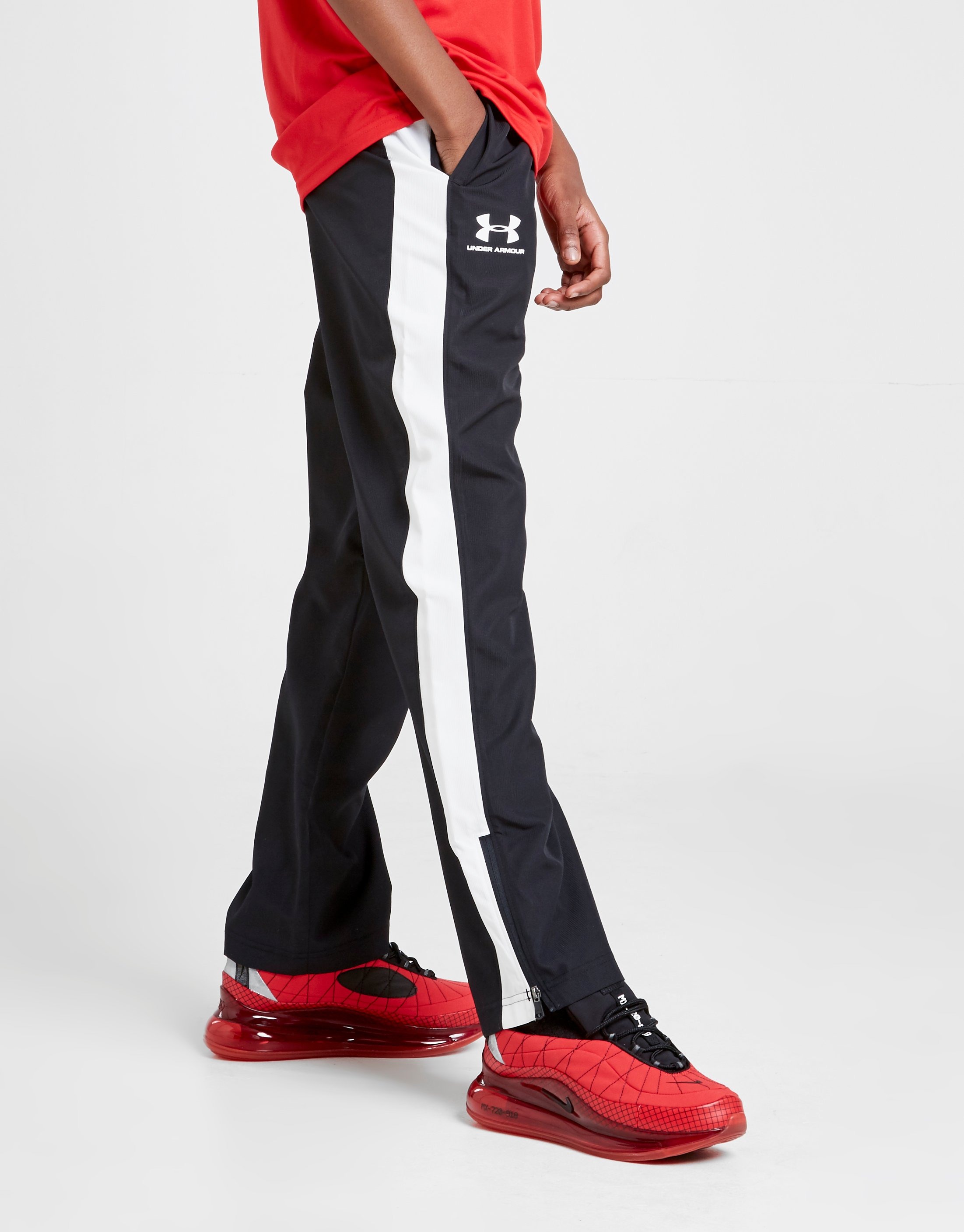 Buy Black Under Armour Panel Track Pants Junior JD Sports JD Sports