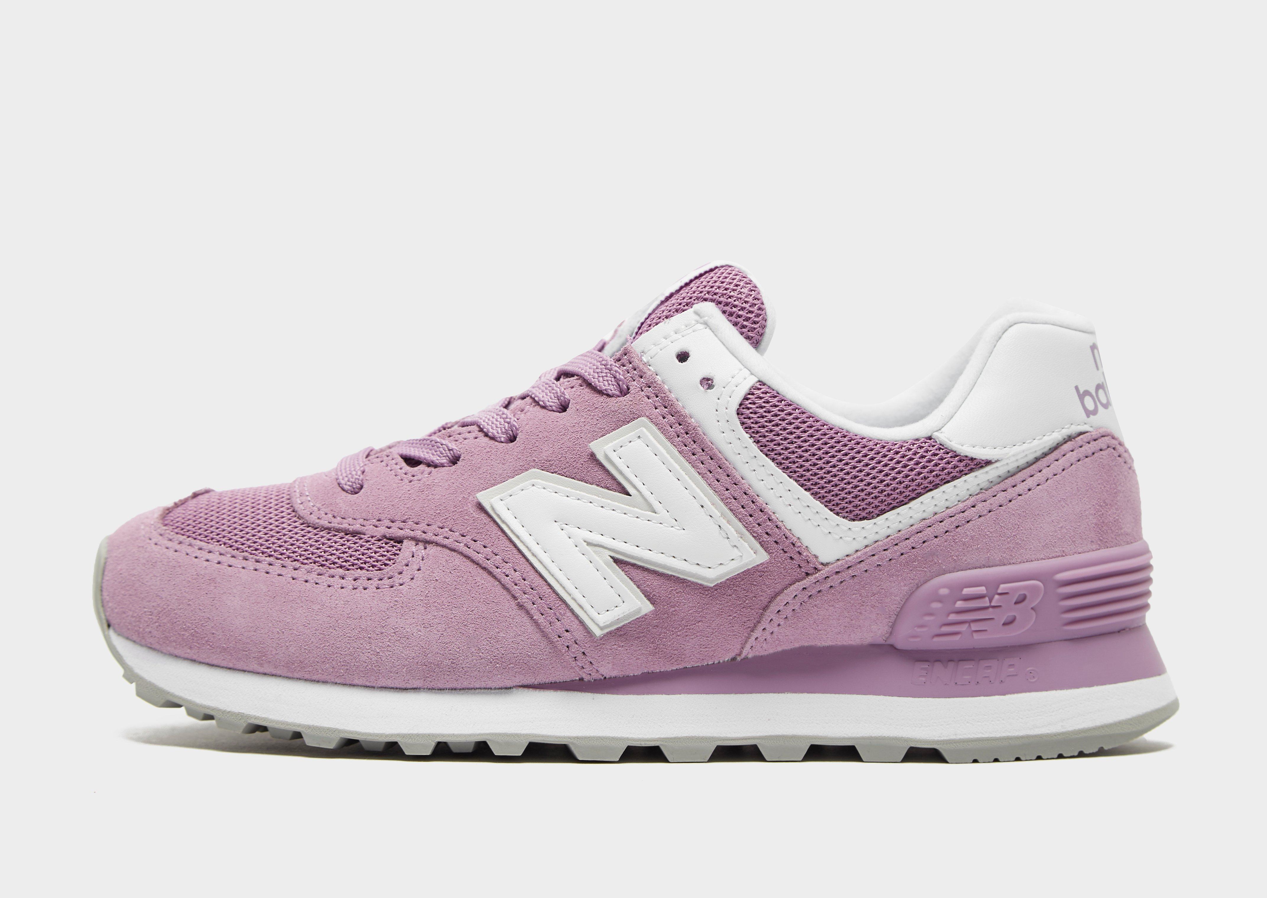 new balance 574 noir violet