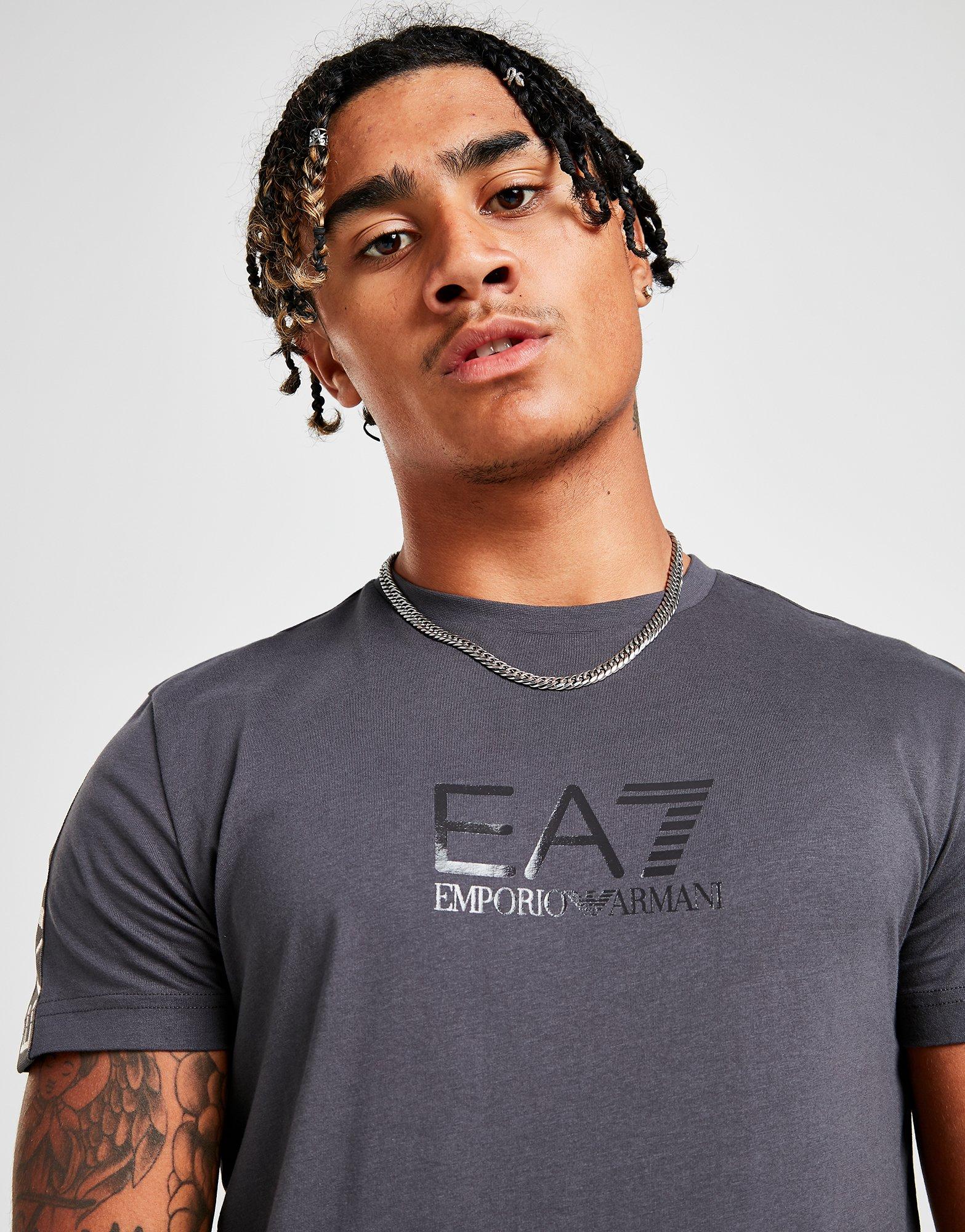 emporio armani tape t shirt