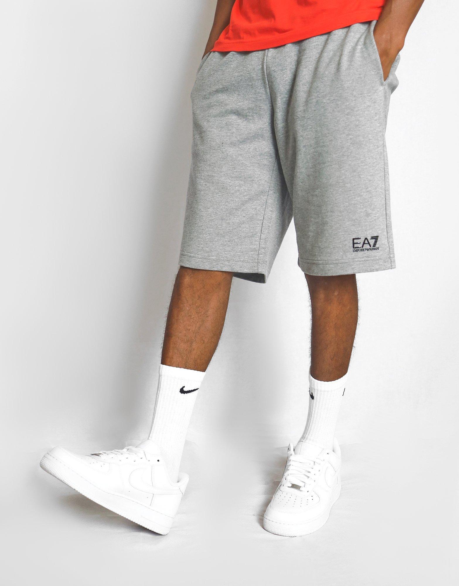 ea7 fleece shorts