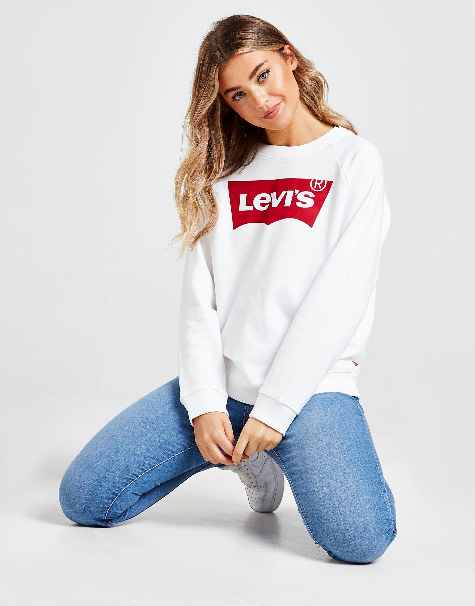 levis batwing crew sweatshirt