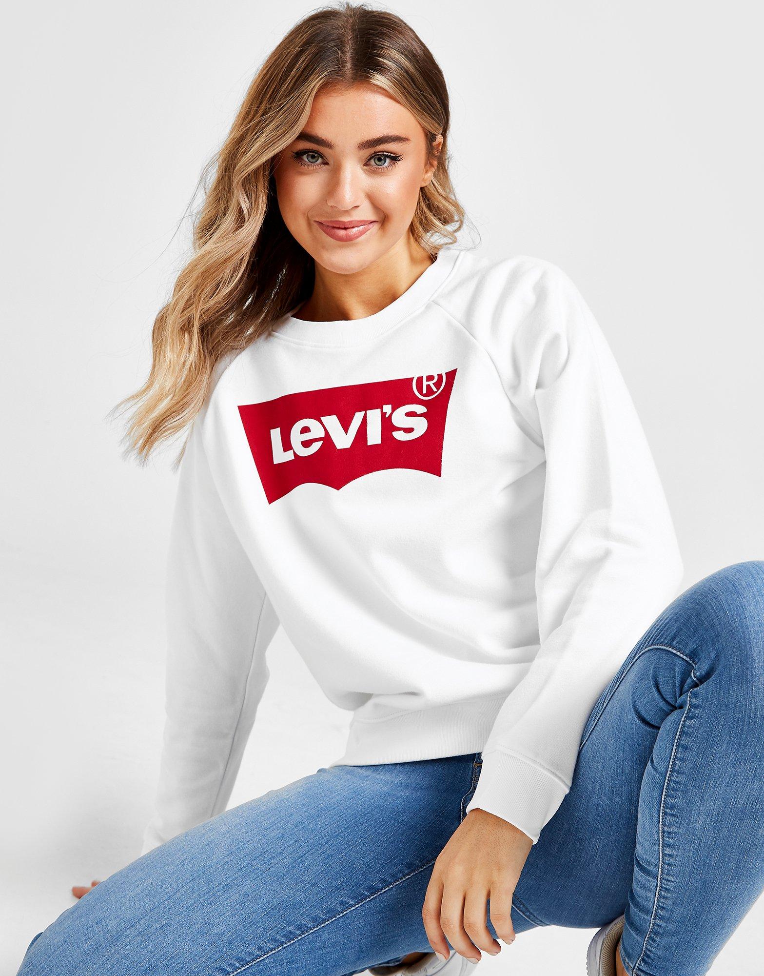 levis batwing crew sweatshirt