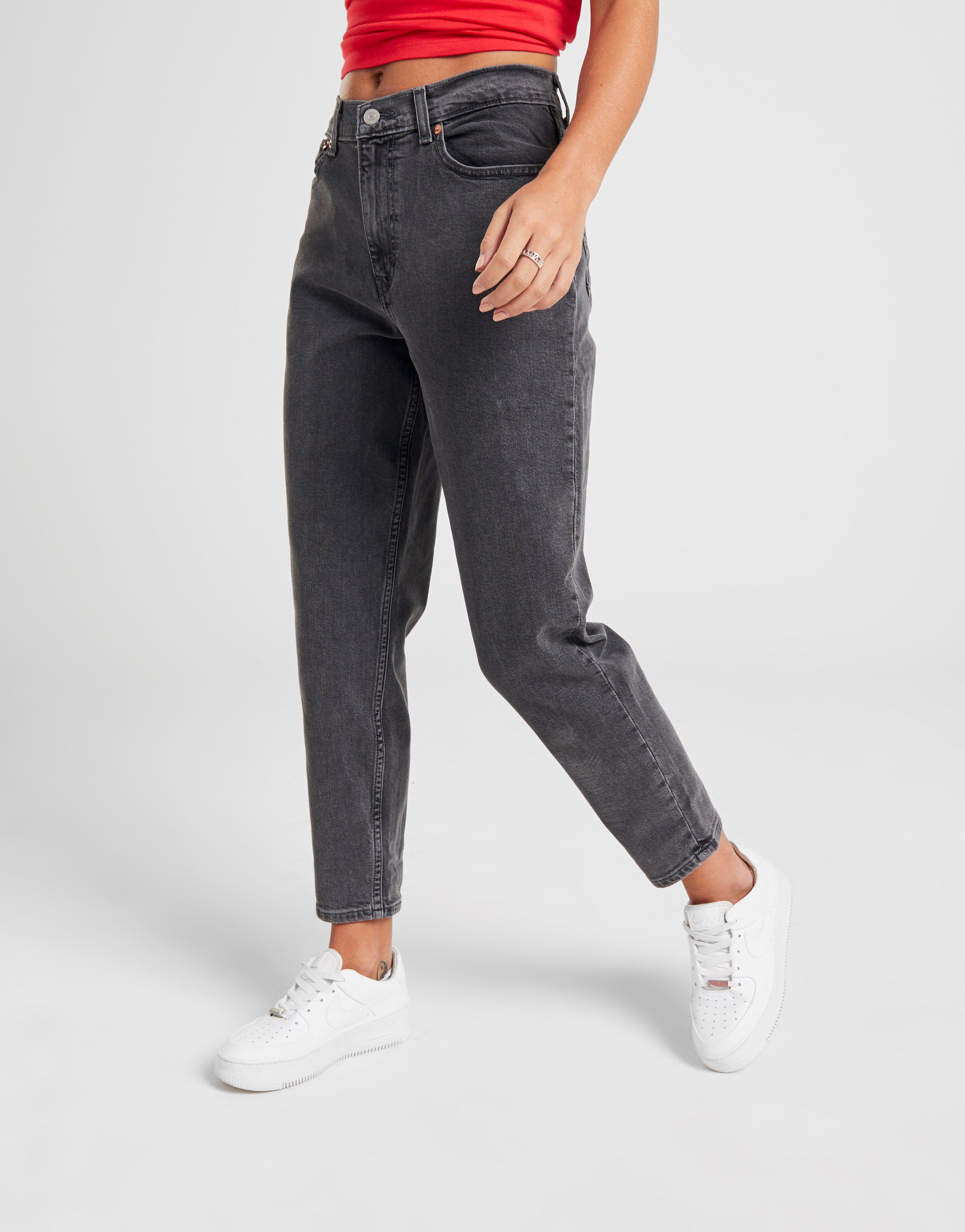 levis mom jeans black