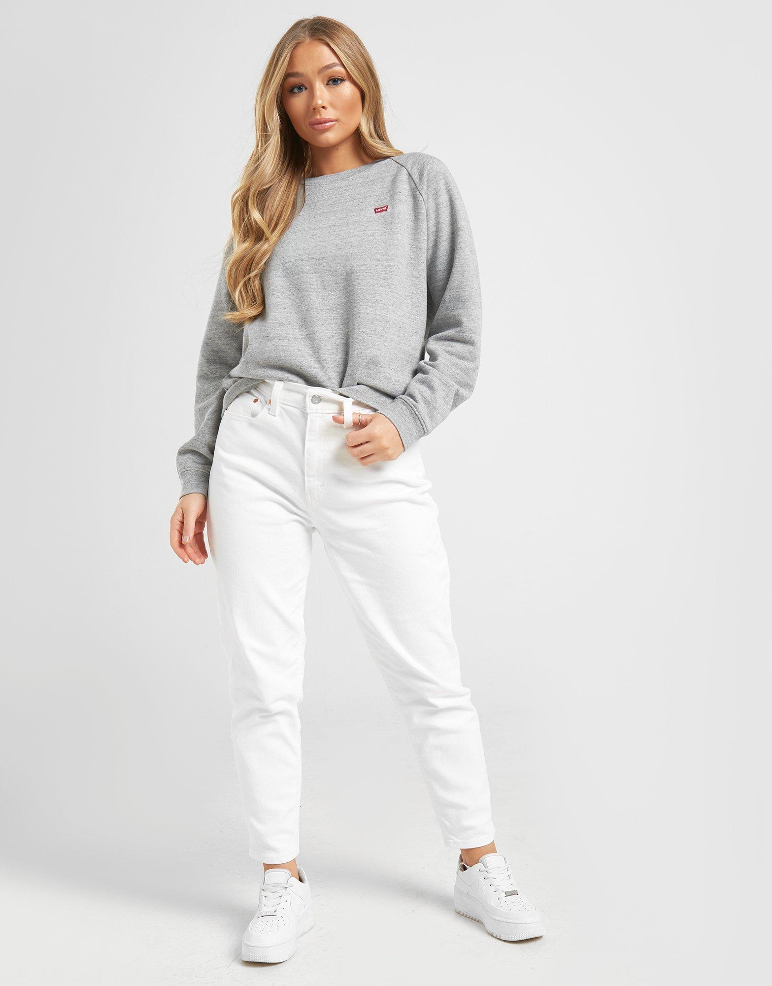 levi's grey sweatshirt womens