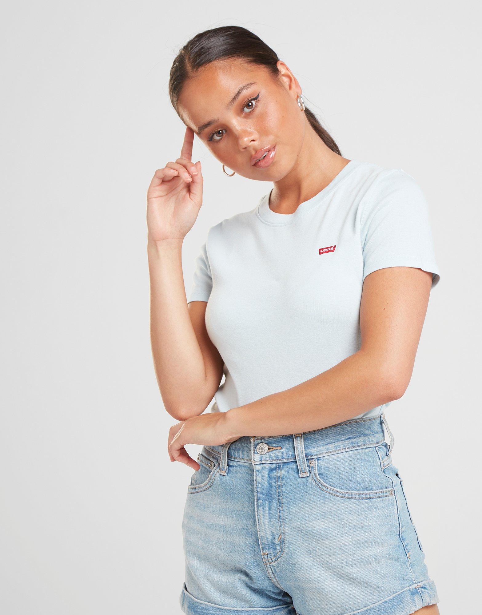 levis logo t shirt women's