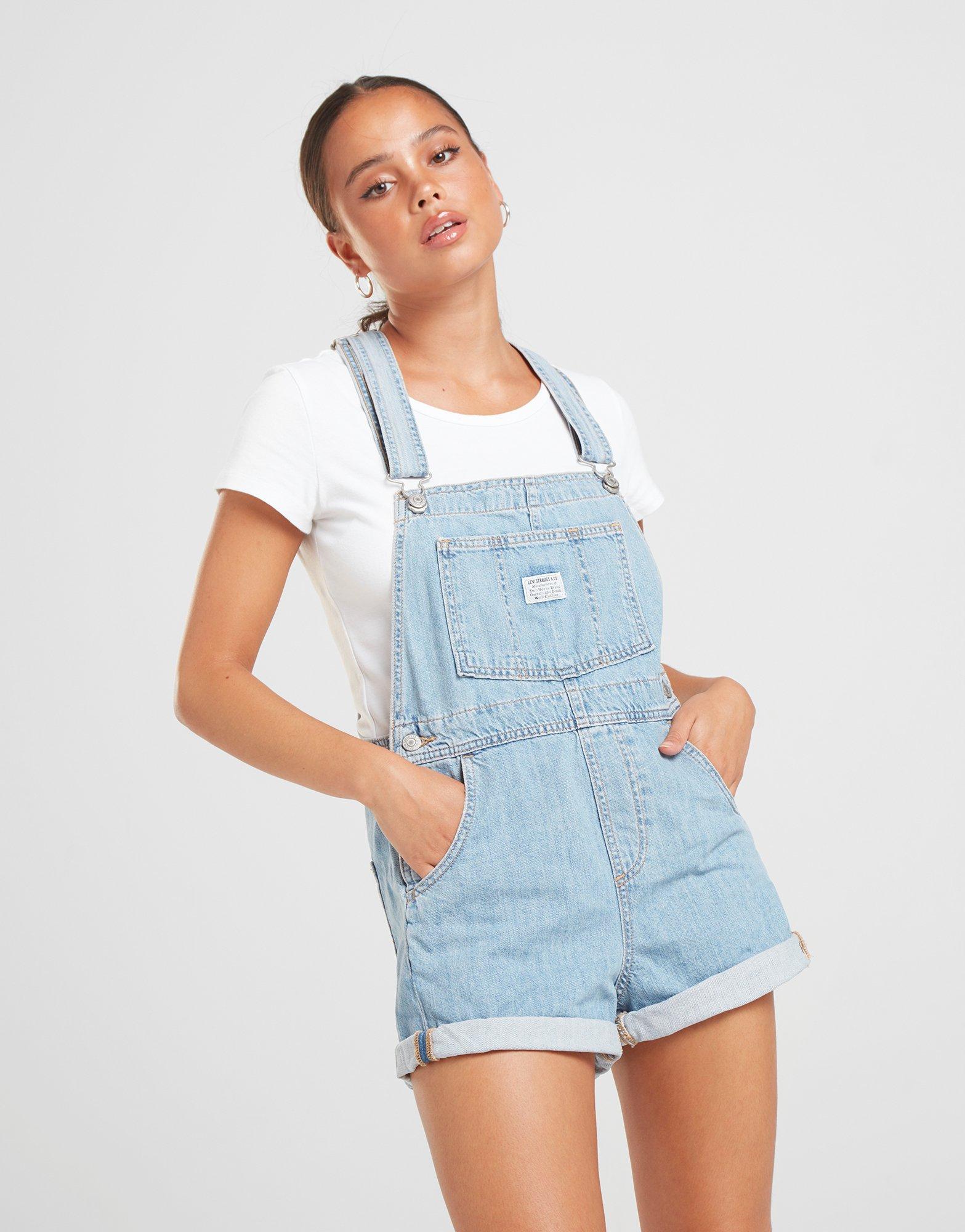 levis short dungarees