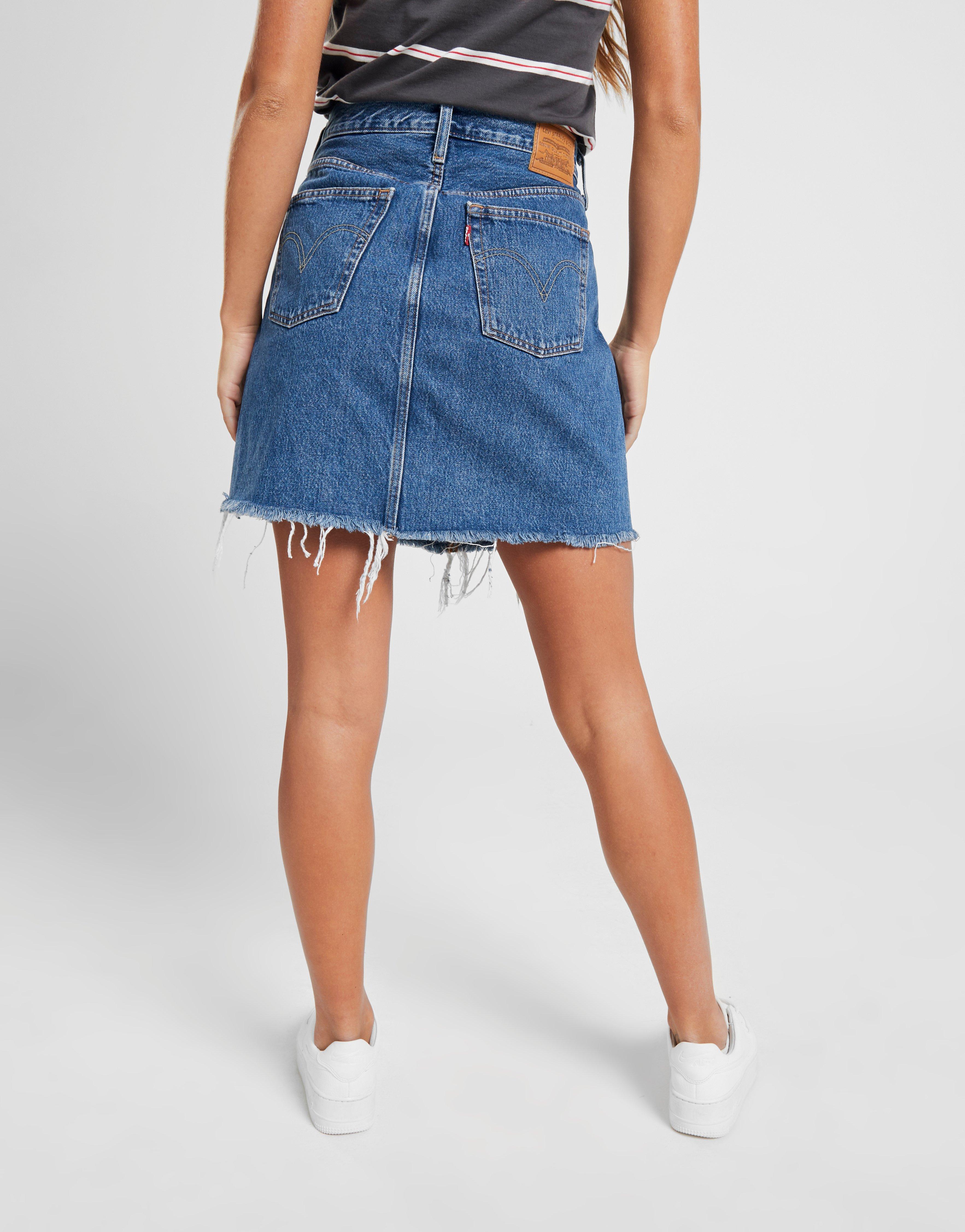 levi denim skirt uk