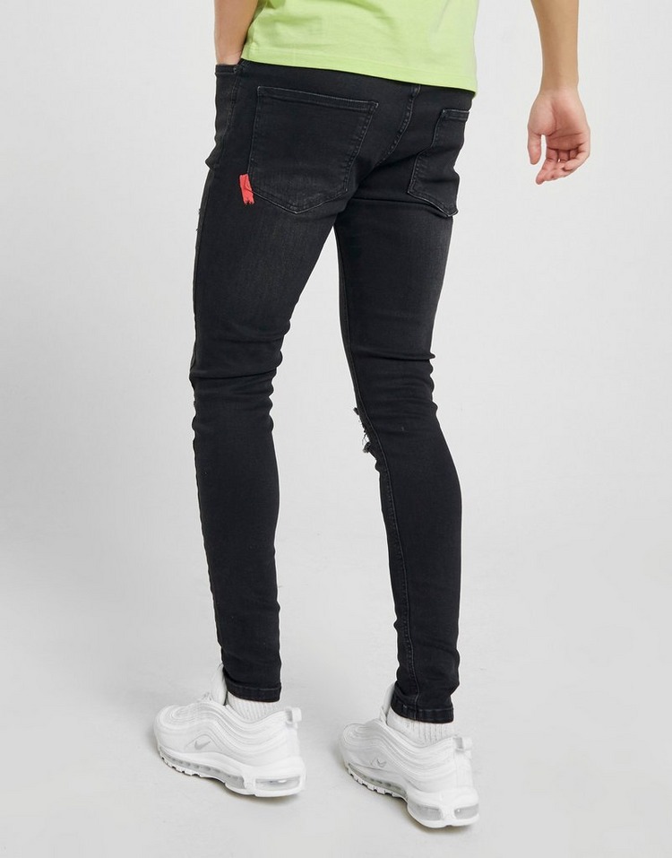 Buy Black 11 Degrees Denim Skinny Jeans | JD Sports | JD Sports Ireland