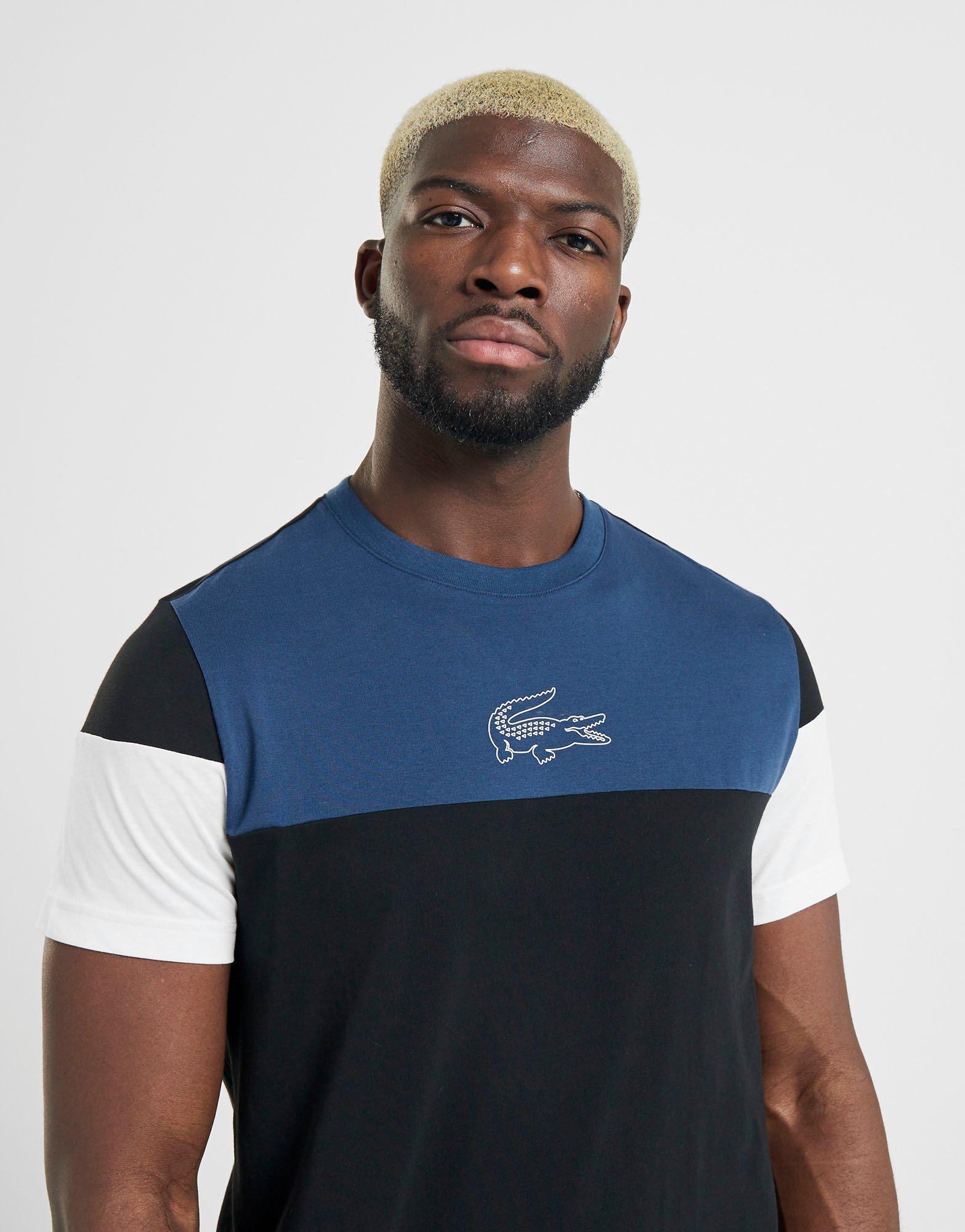 lacoste block t shirt