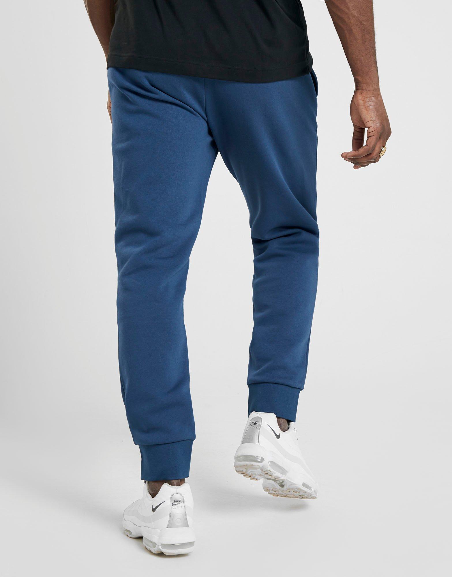 lacoste slim cuffed fleece joggers