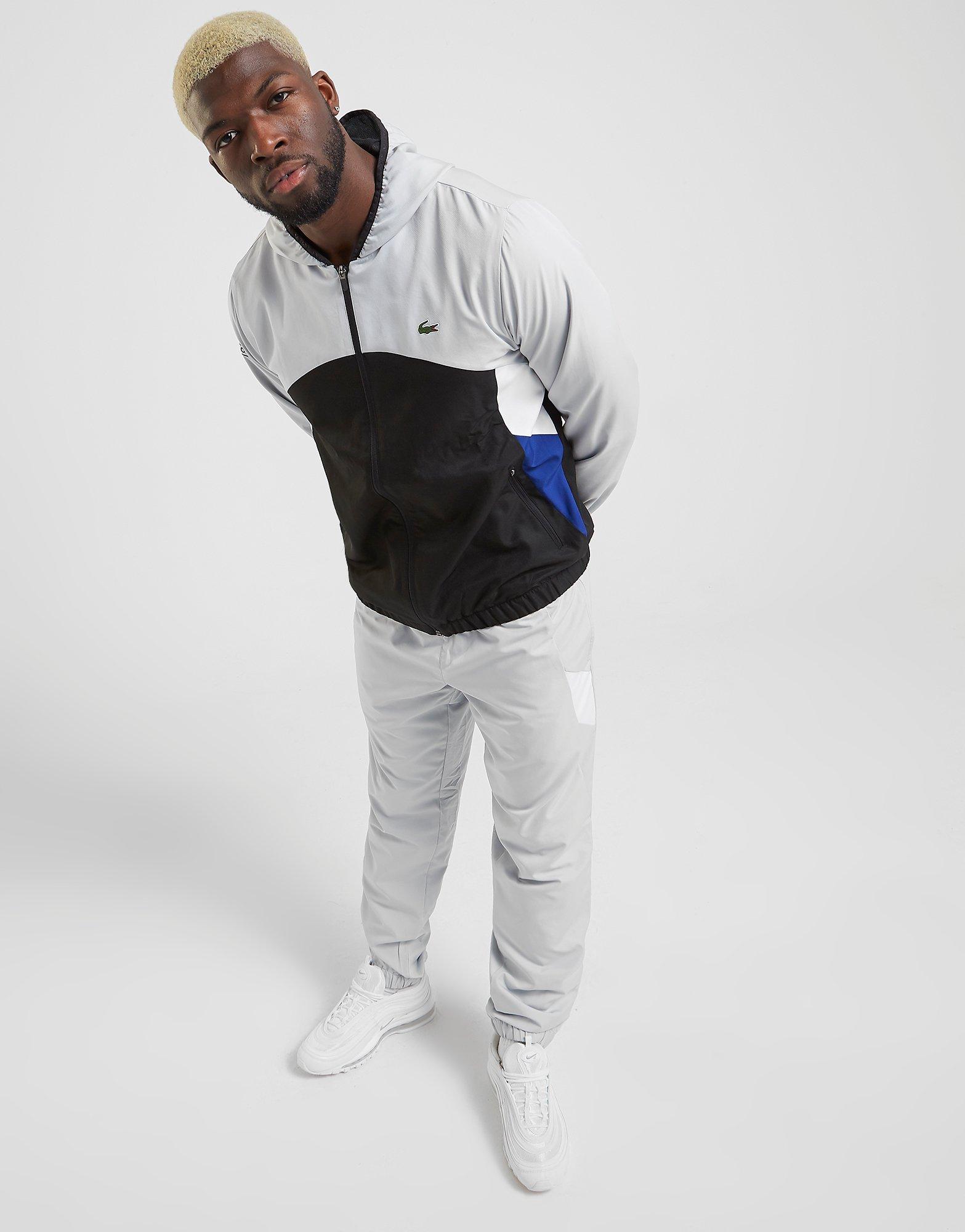 lacoste woven tracksuit