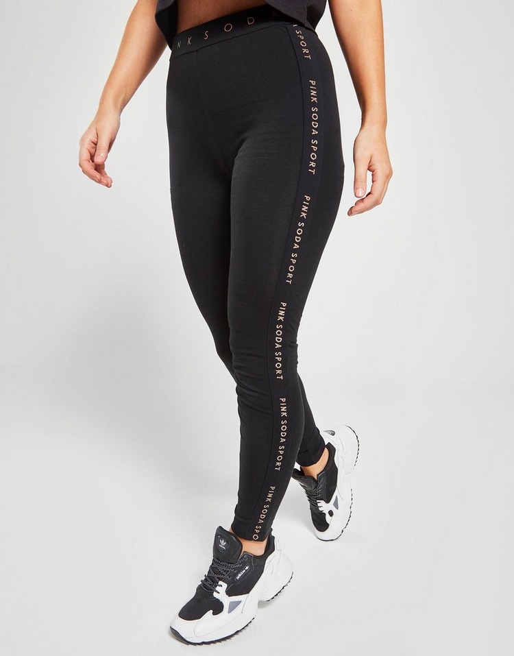 Pink Soda Sport Lurex Tape Leggings