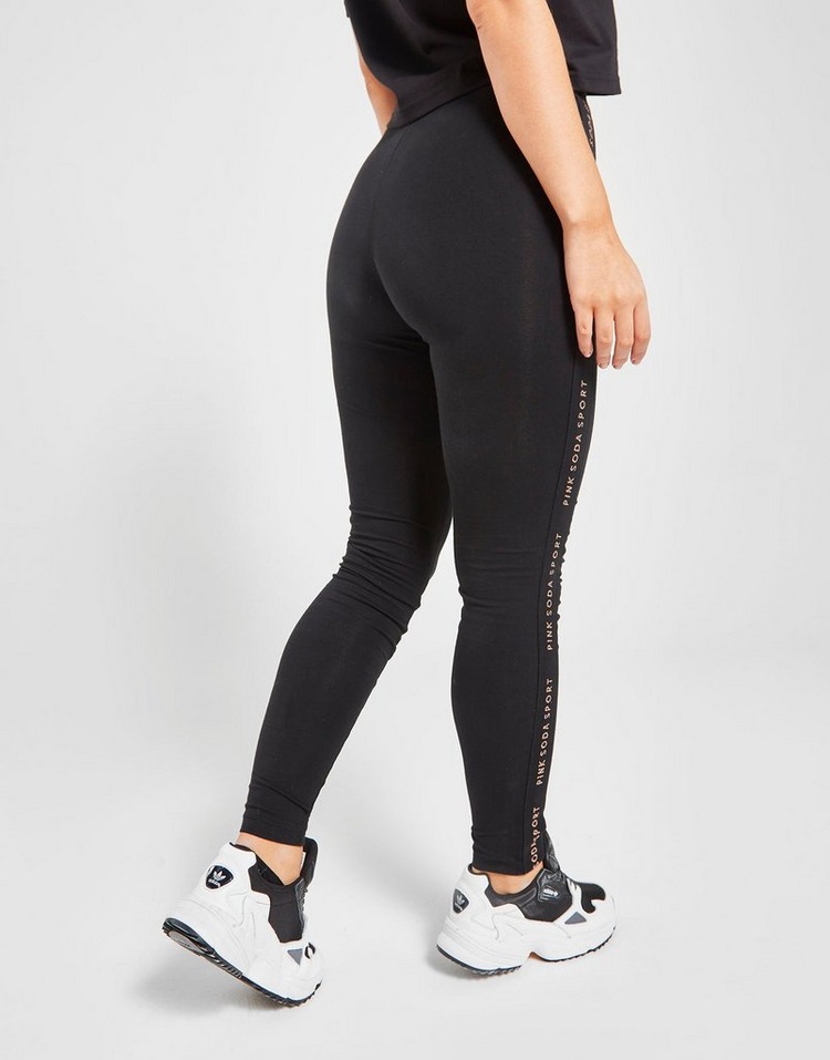 Pink Soda Sport Lurex Tape Leggings
