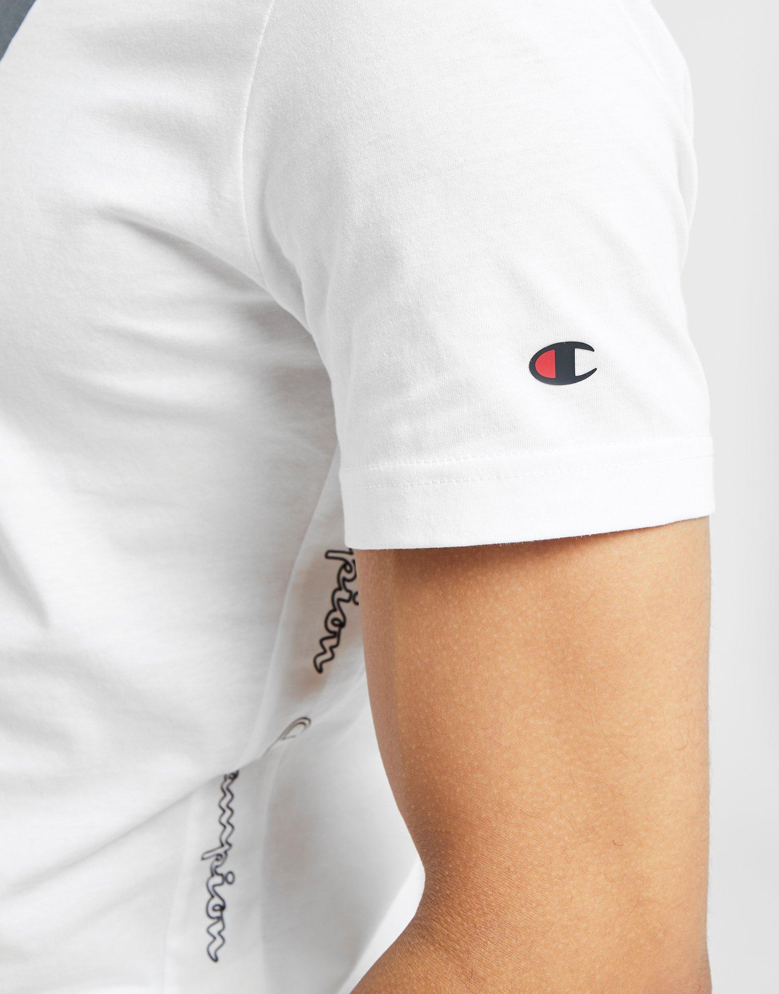 champion tape shirt