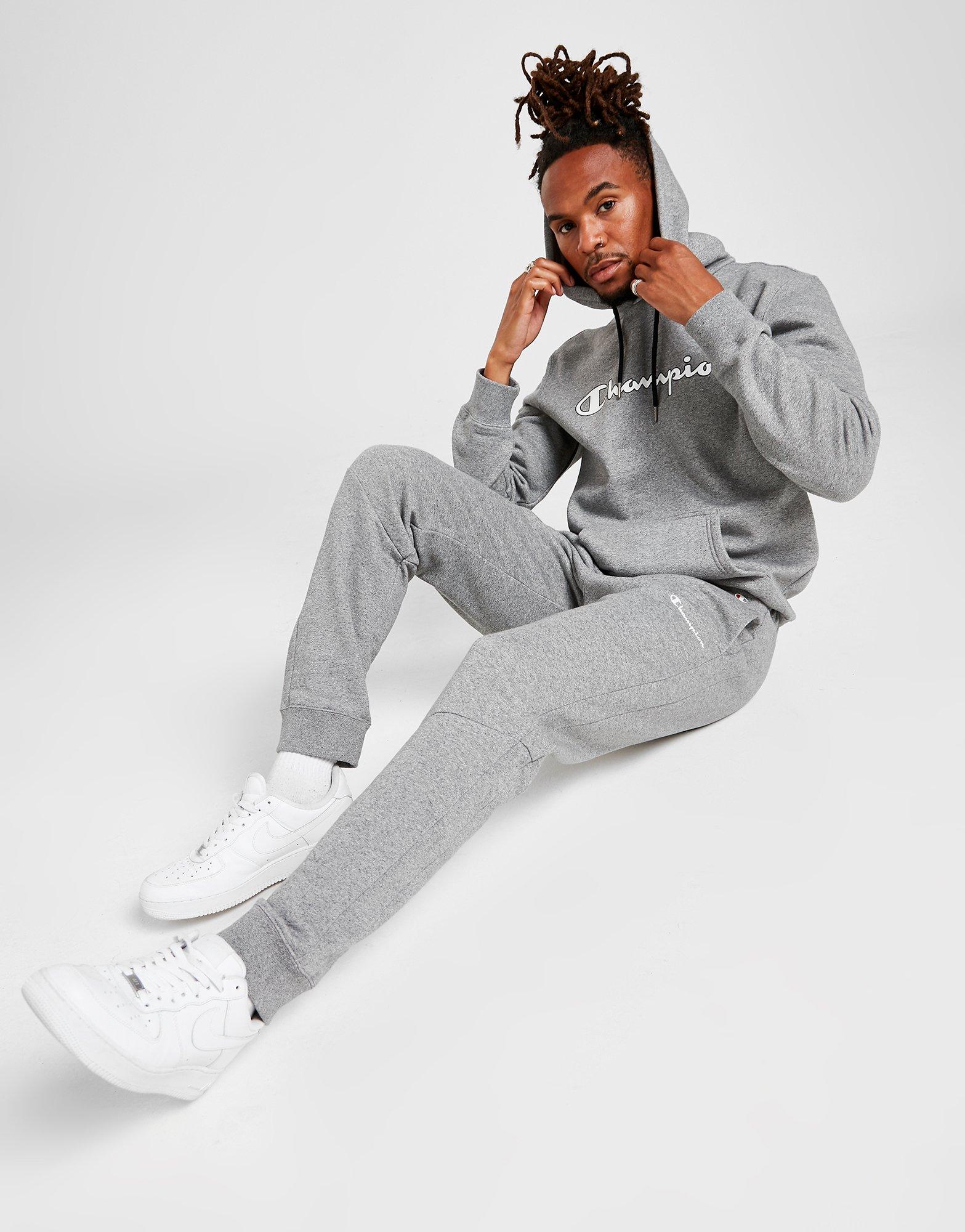 champion core track pants grey