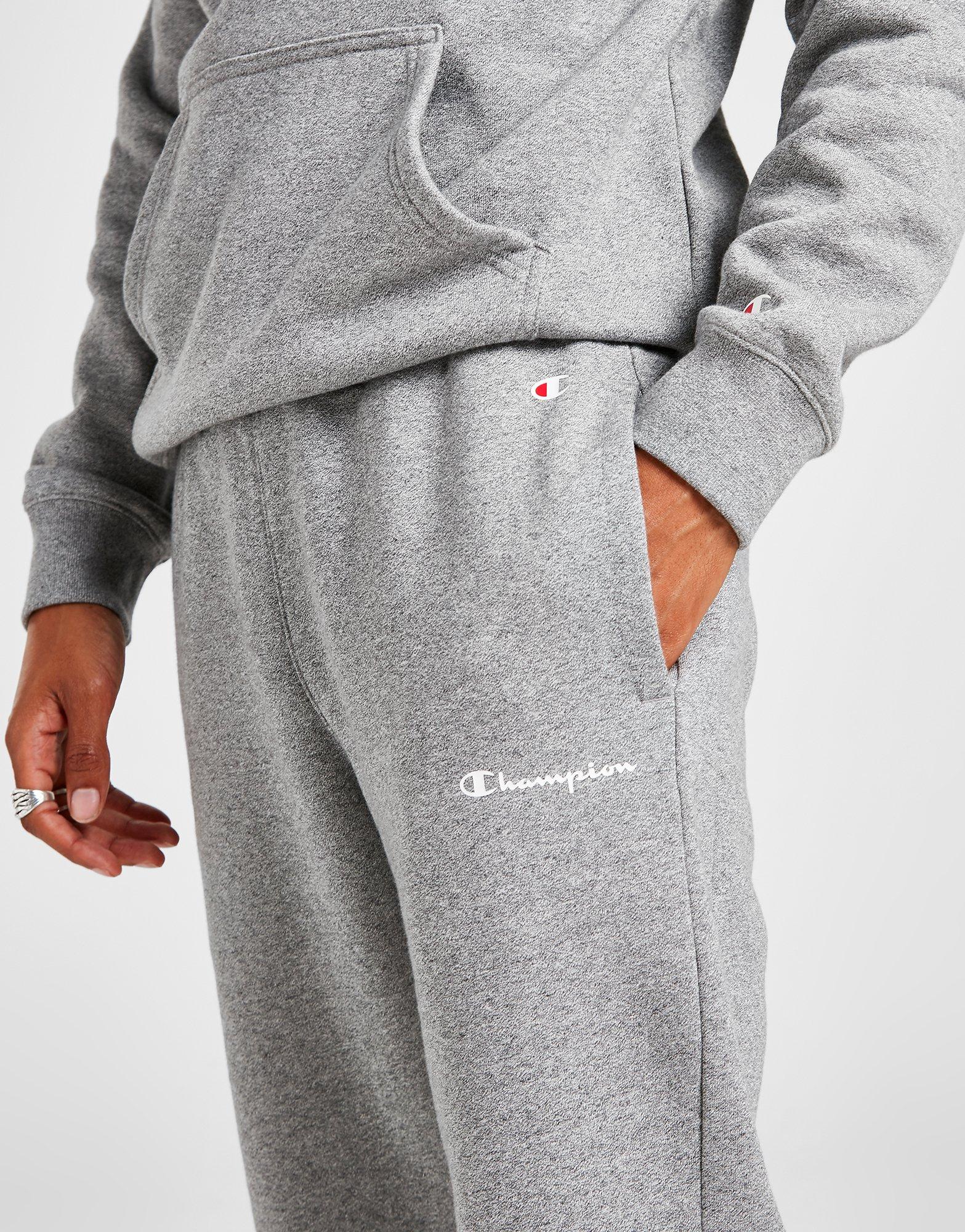 champion core track pants grey
