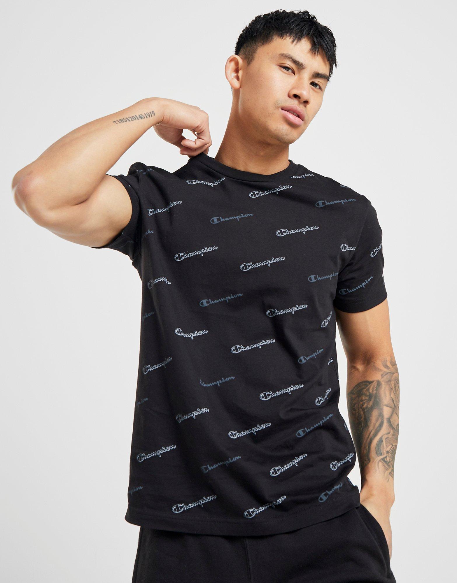 champion t shirt all over print