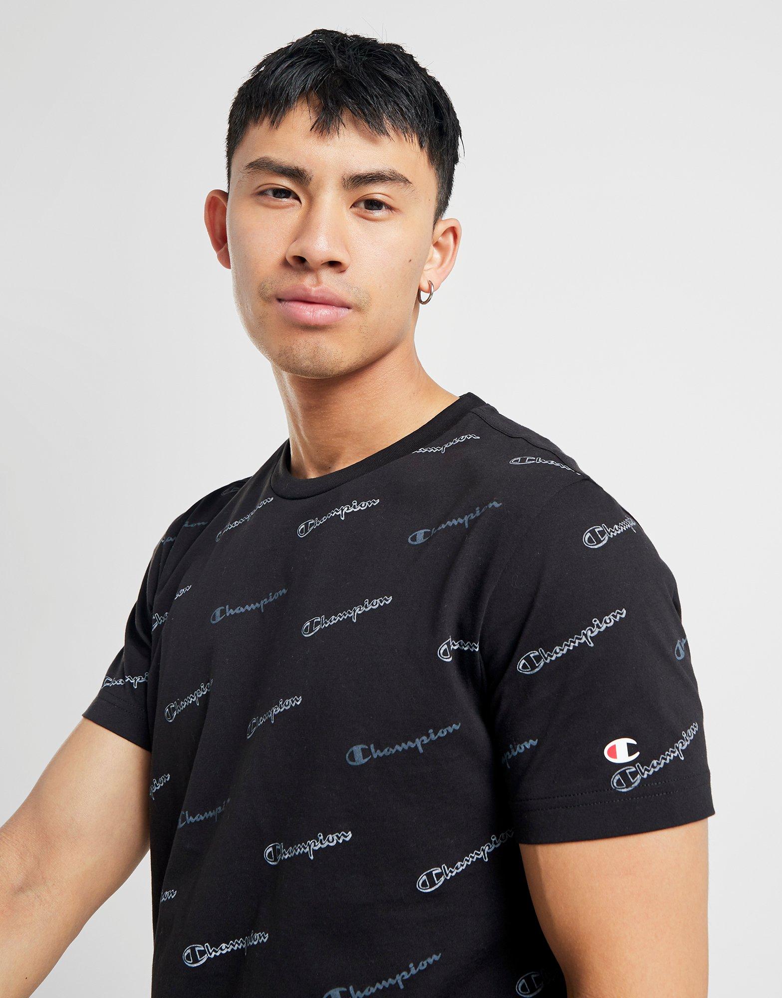 champion all over print tee