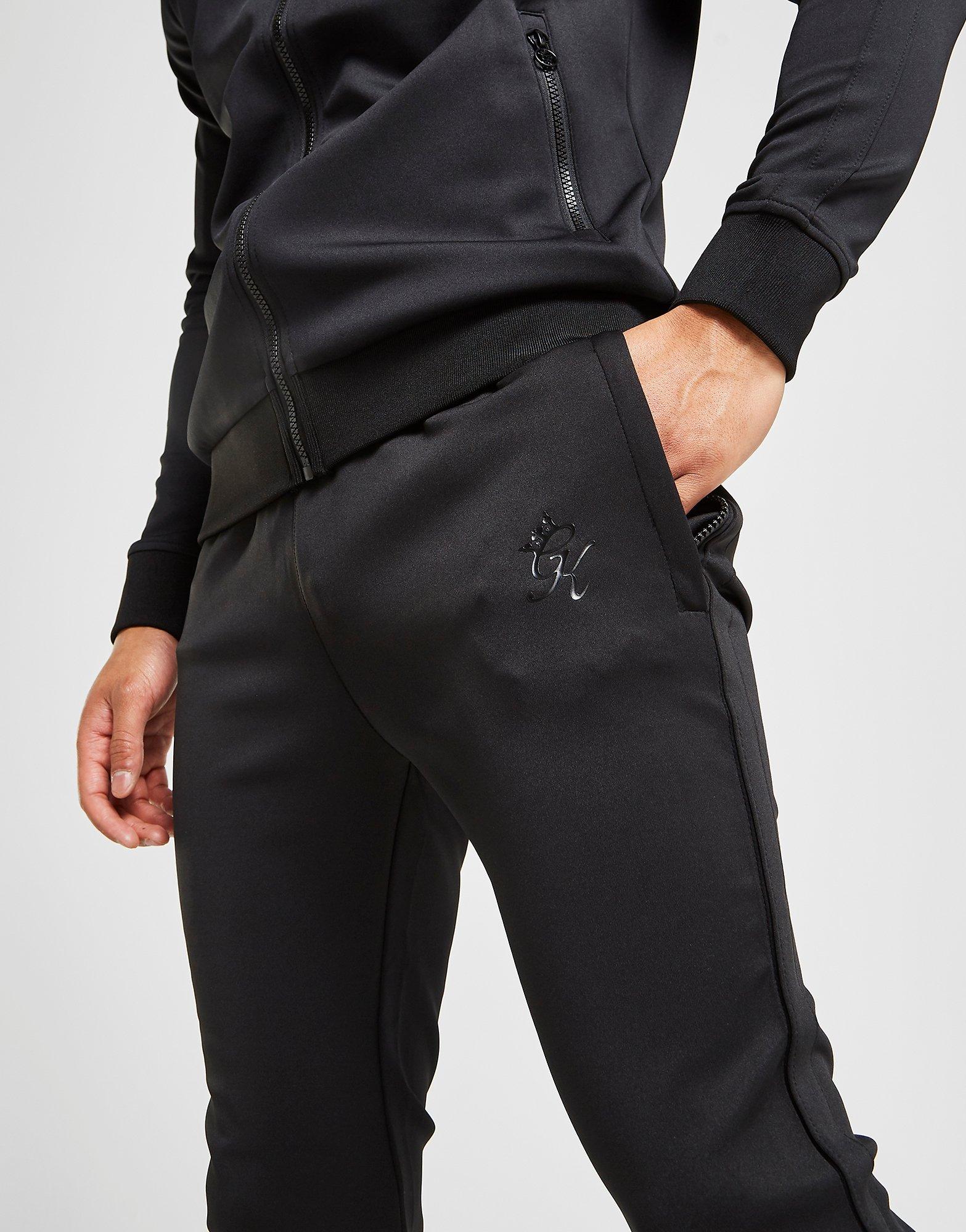 gym king core zip through poly tracksuit