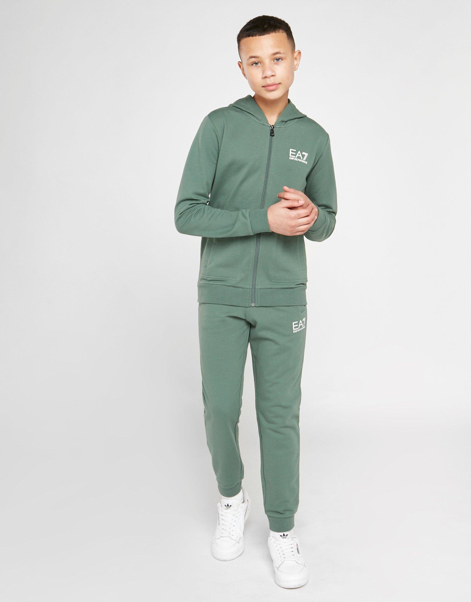 ea7 fleece tracksuit