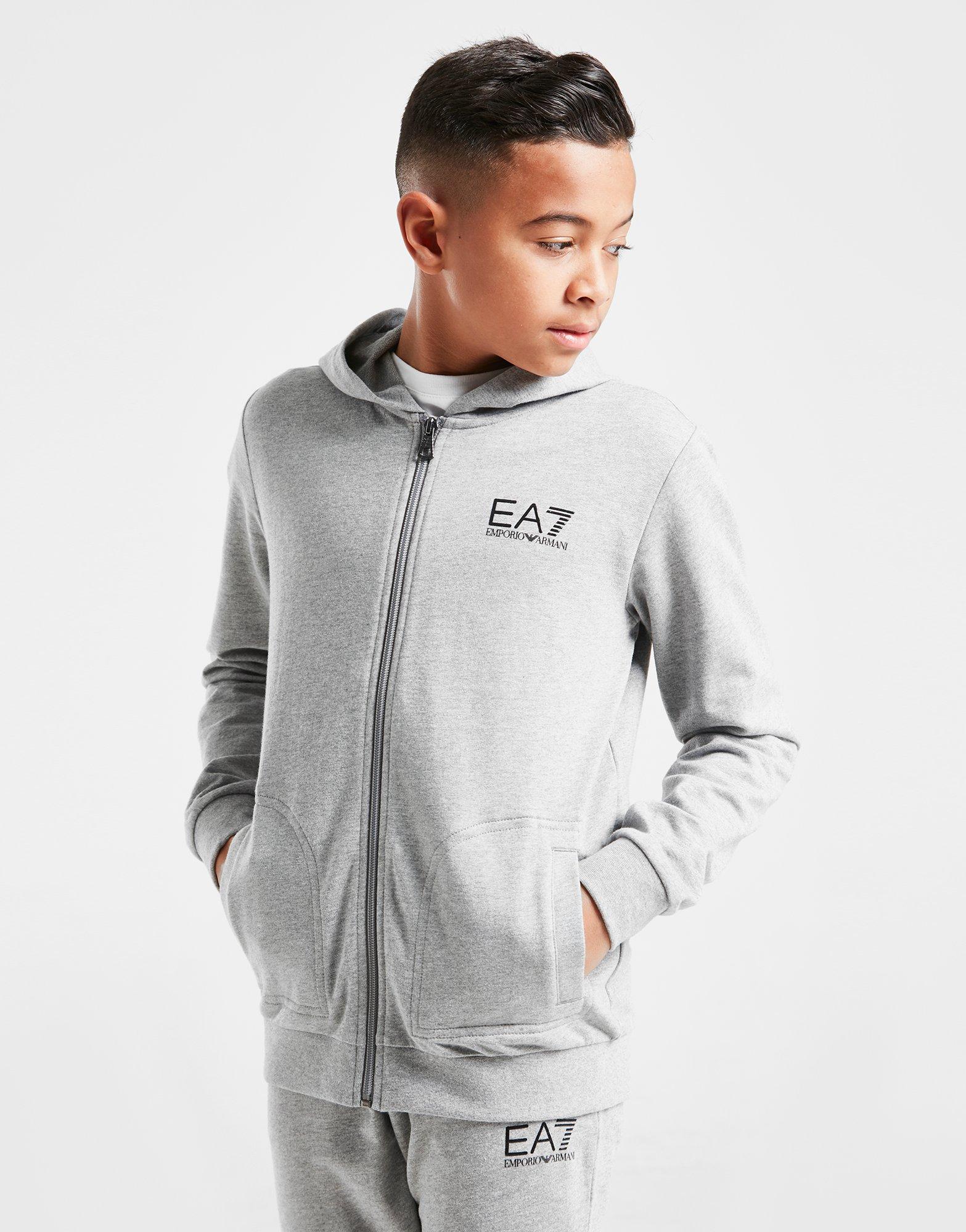 ea7 full zip hoodie