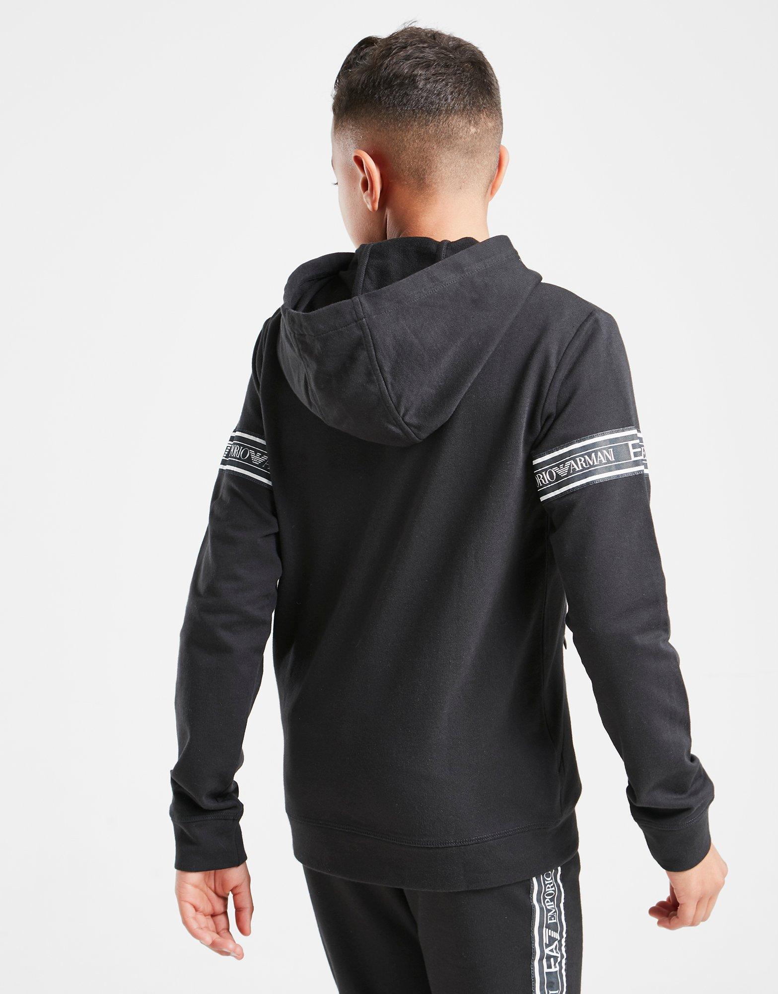 armani full zip hoodie