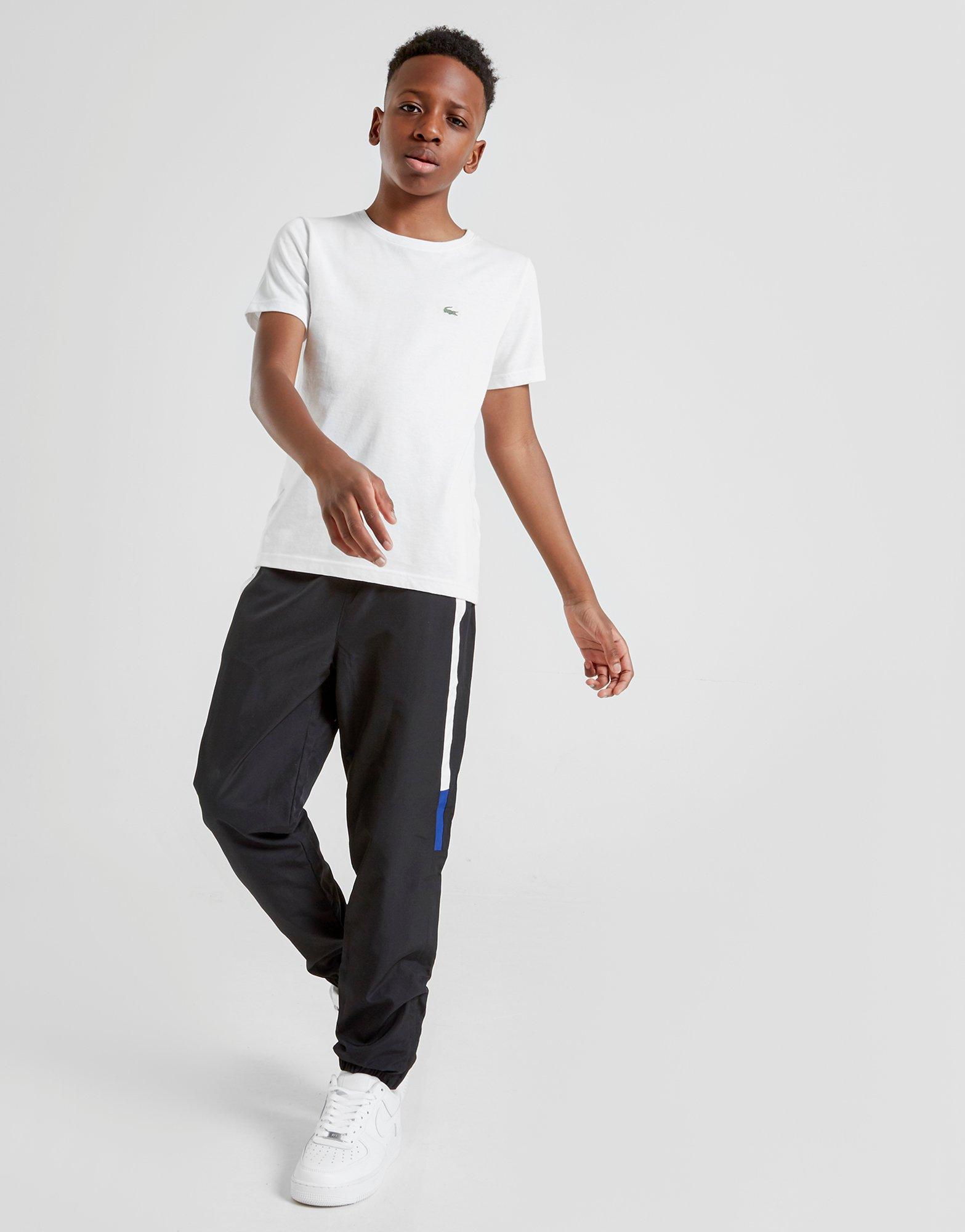 lacoste woven track pants