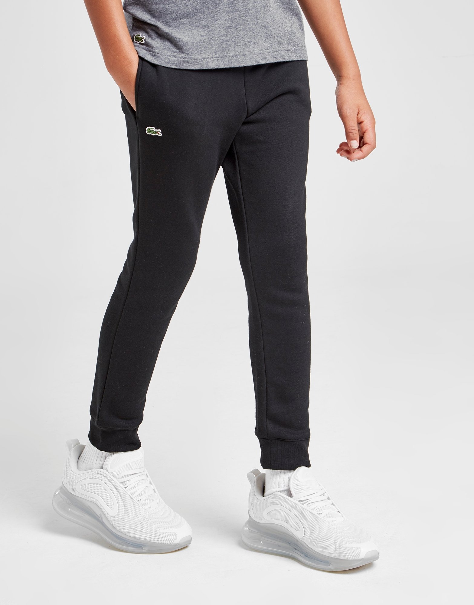 Black Lacoste Fleece Joggers Junio - JD Sports NZ