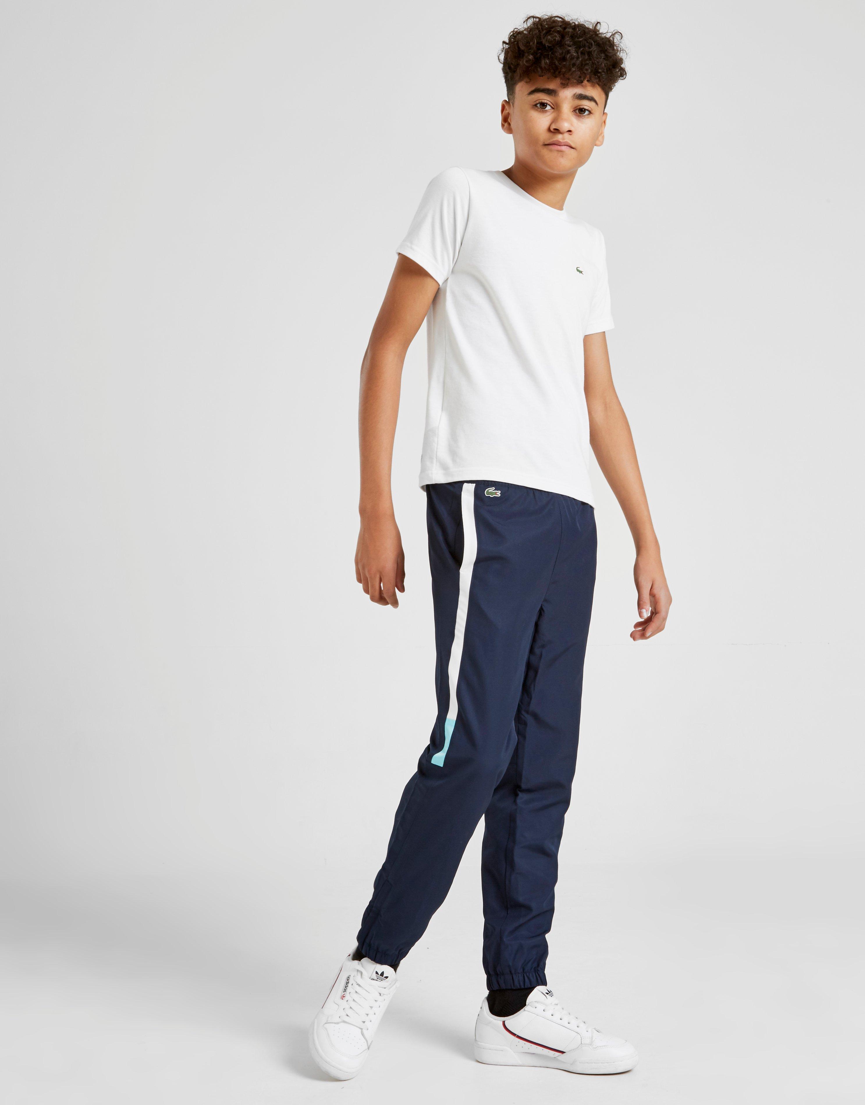 lacoste woven track pants