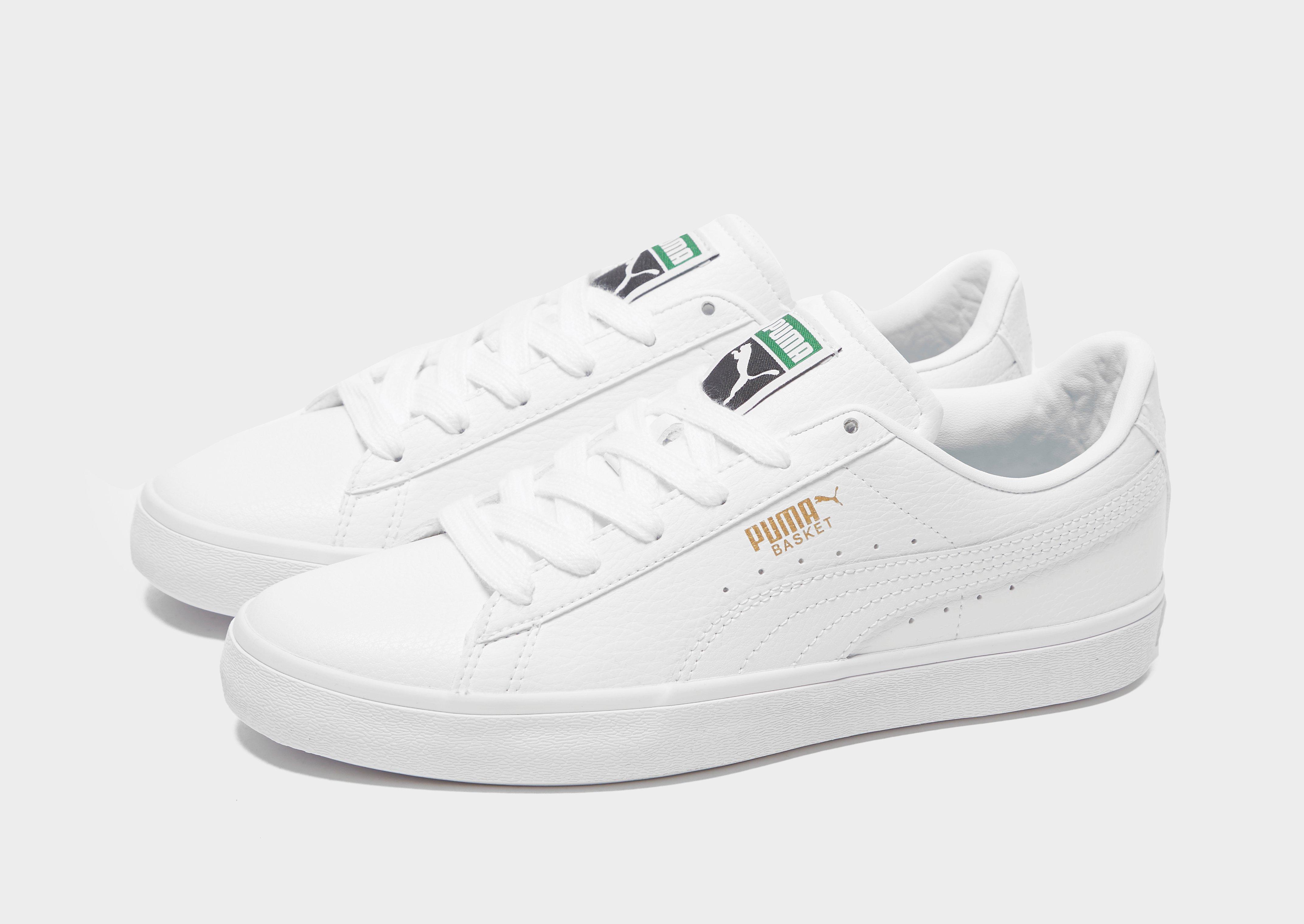 puma basket vulc white