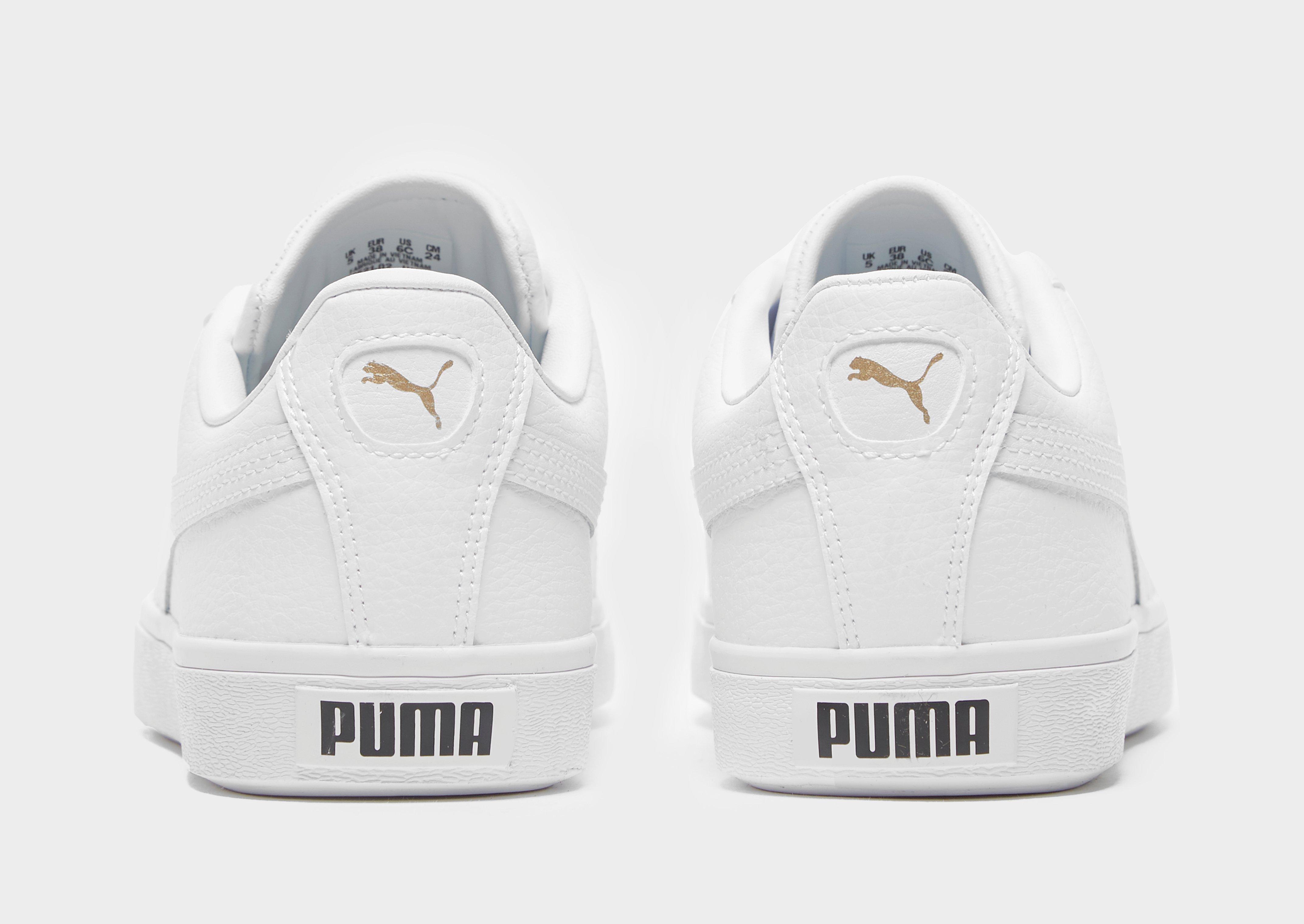 puma basket vulc white