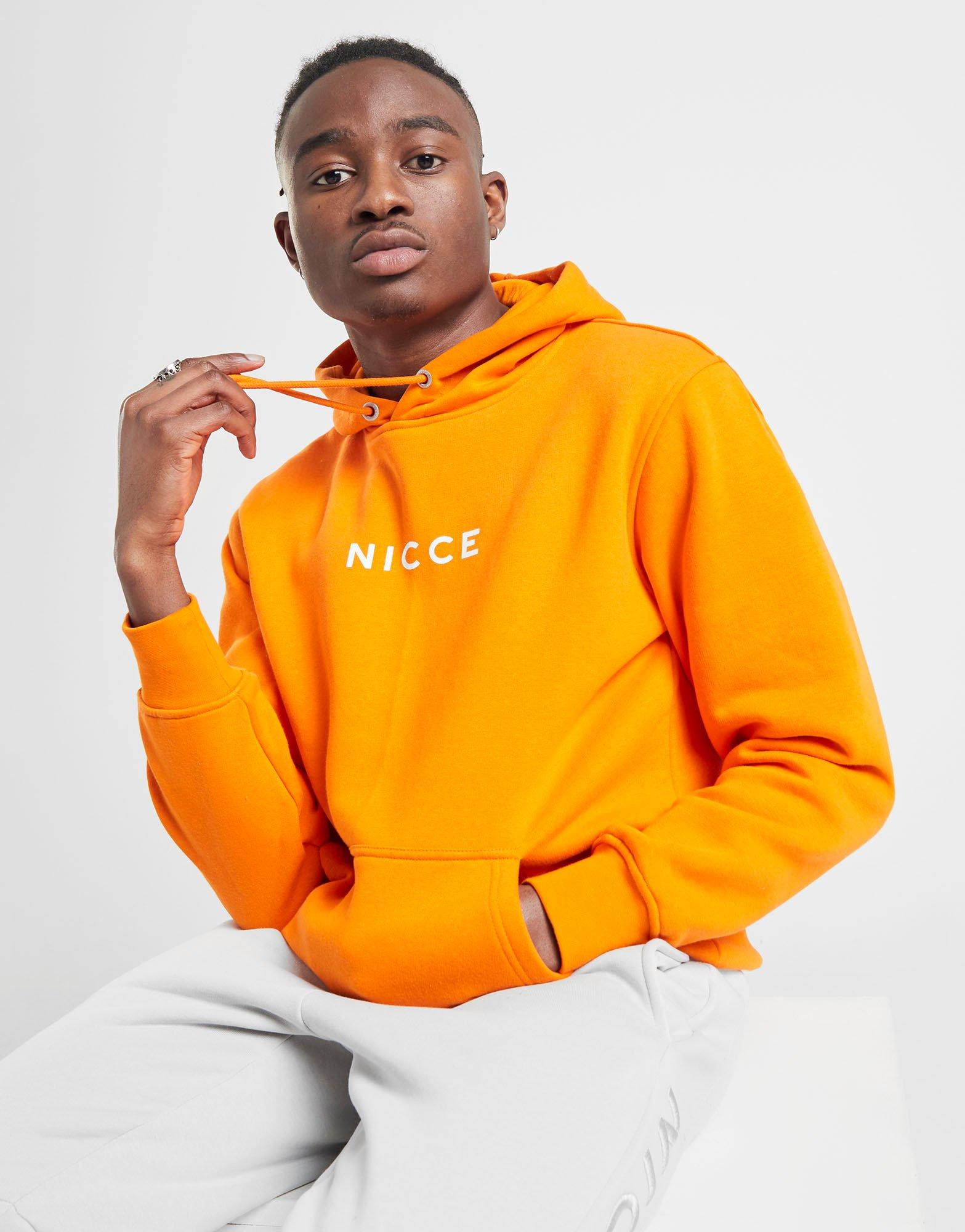 nicce orange hoodie