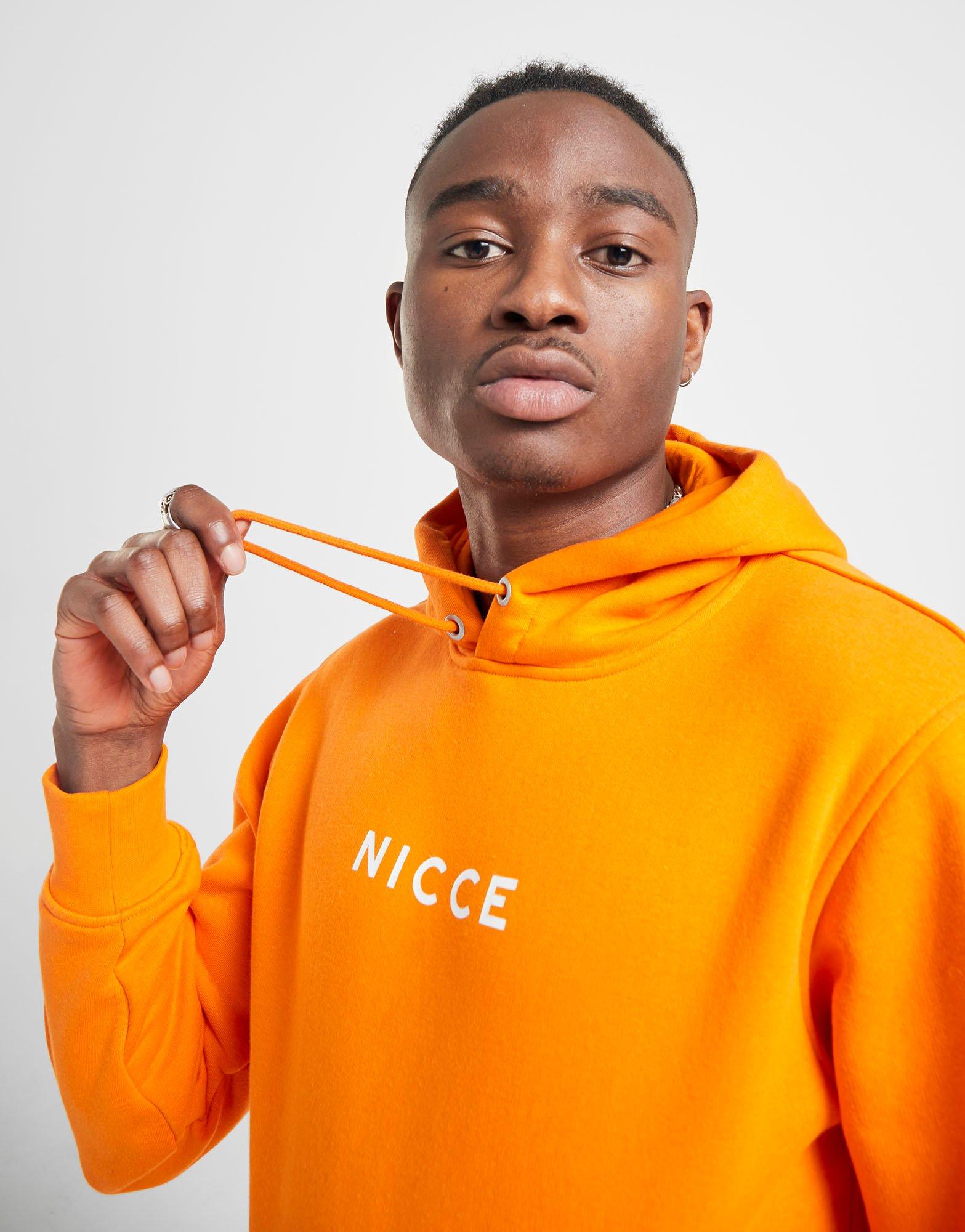 nicce orange hoodie