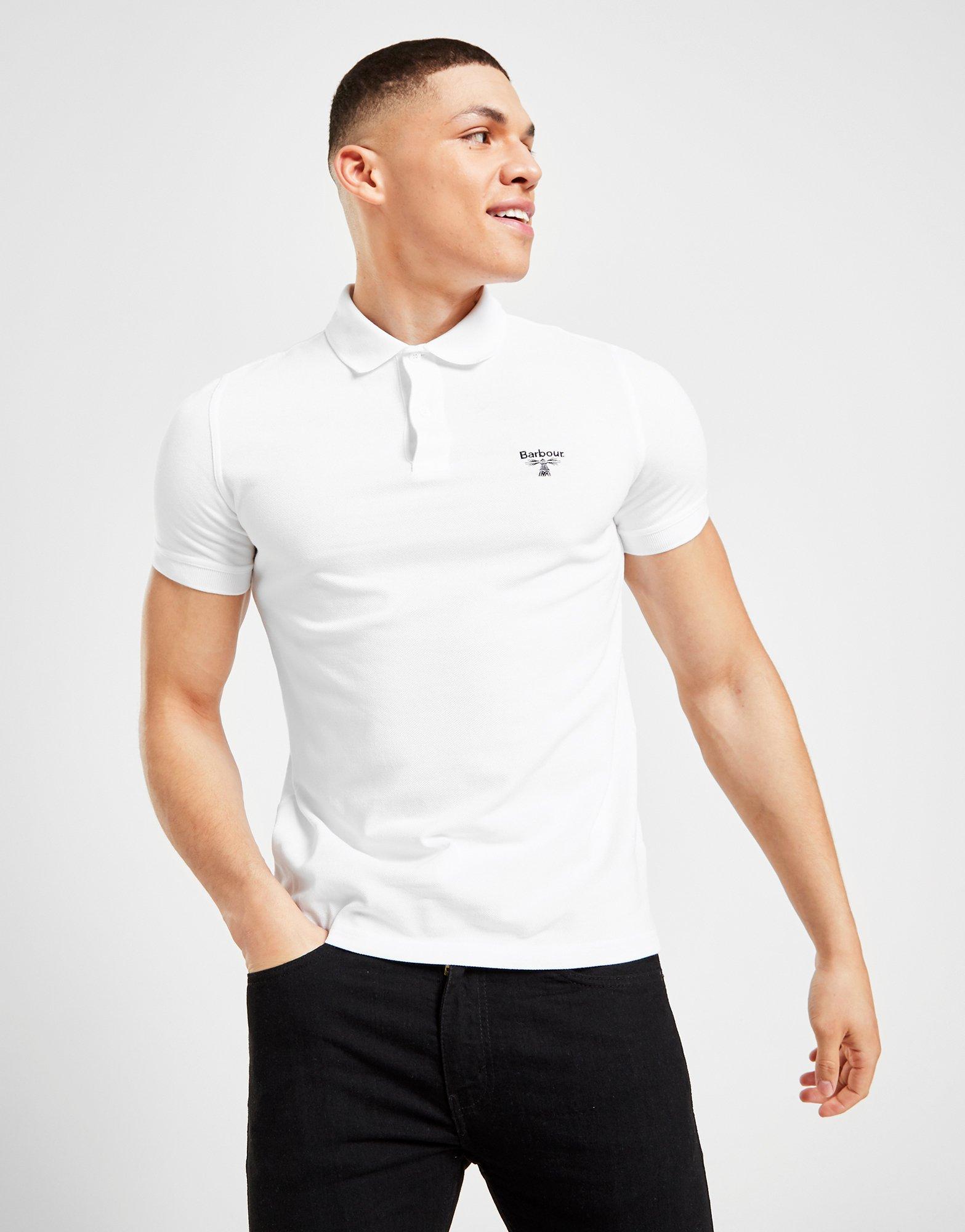 reebok white polo t shirt