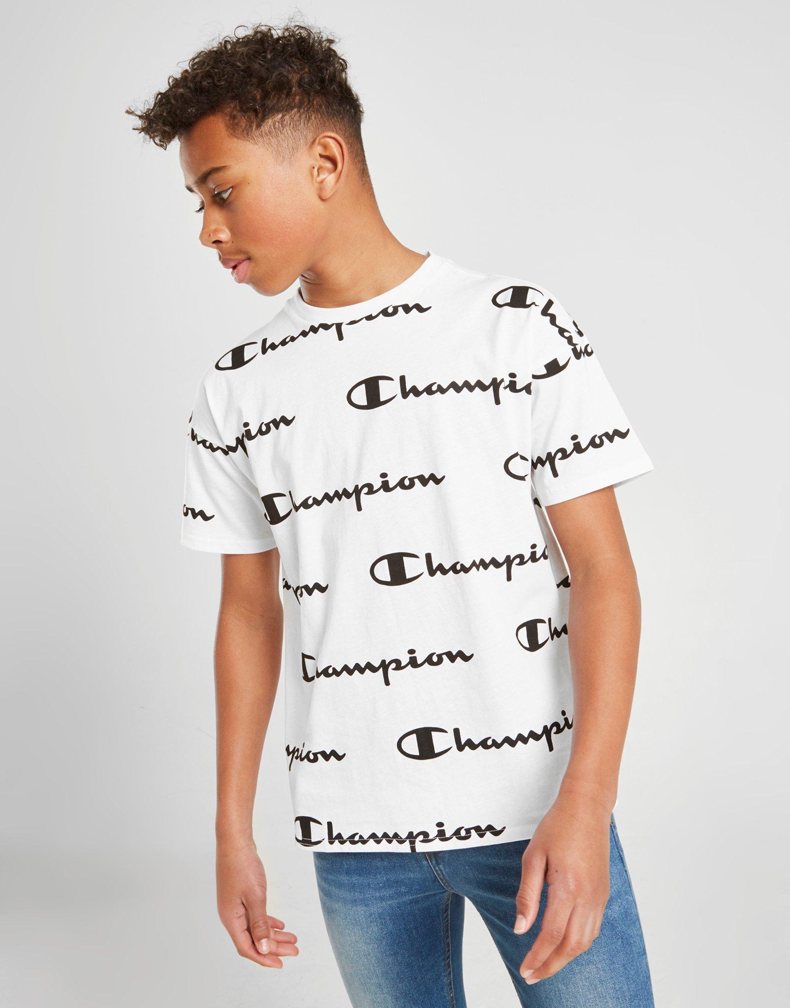champion all over print tshirt