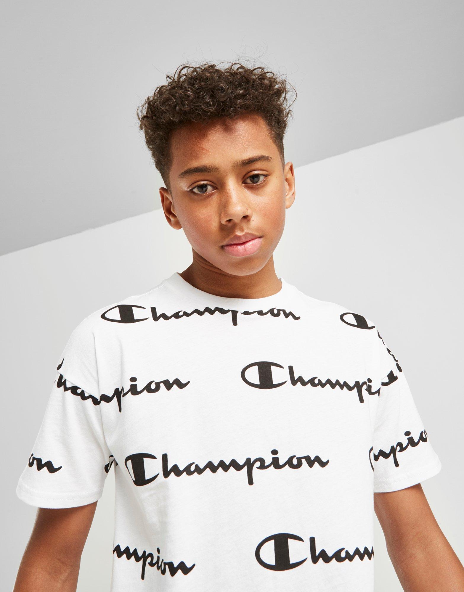 champion shirt all over print