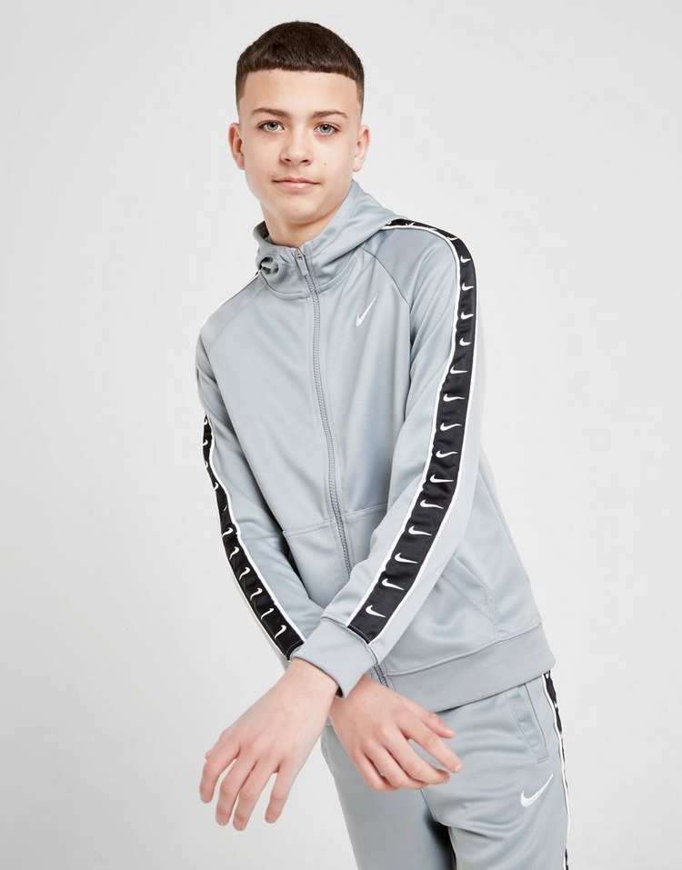 nike tape jacket white