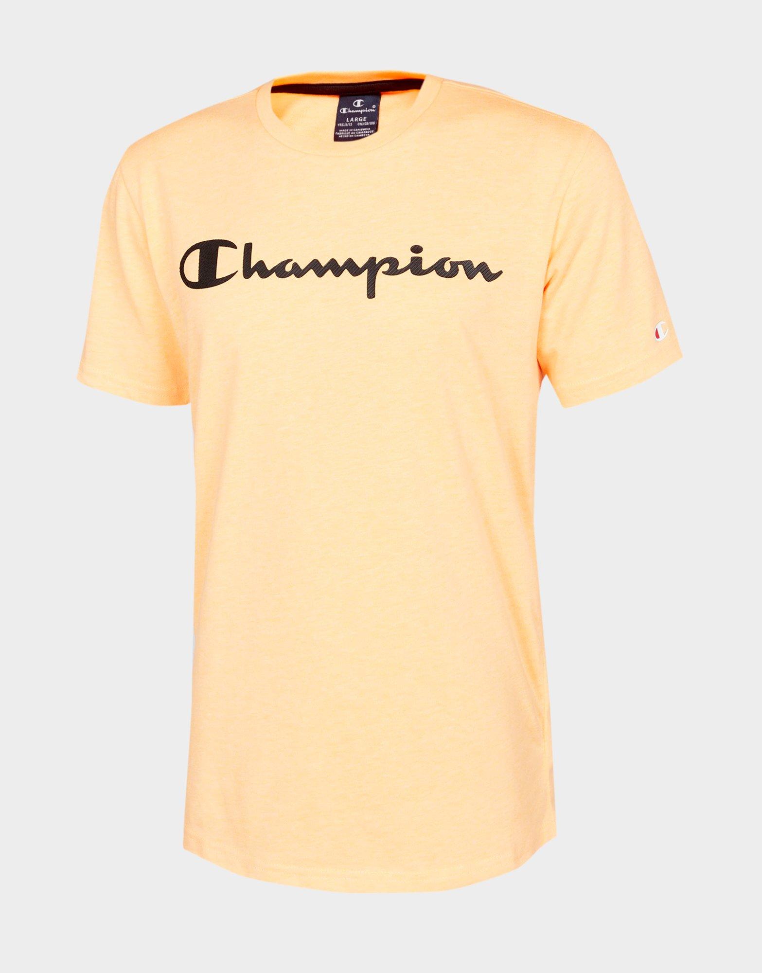 orange champion tee