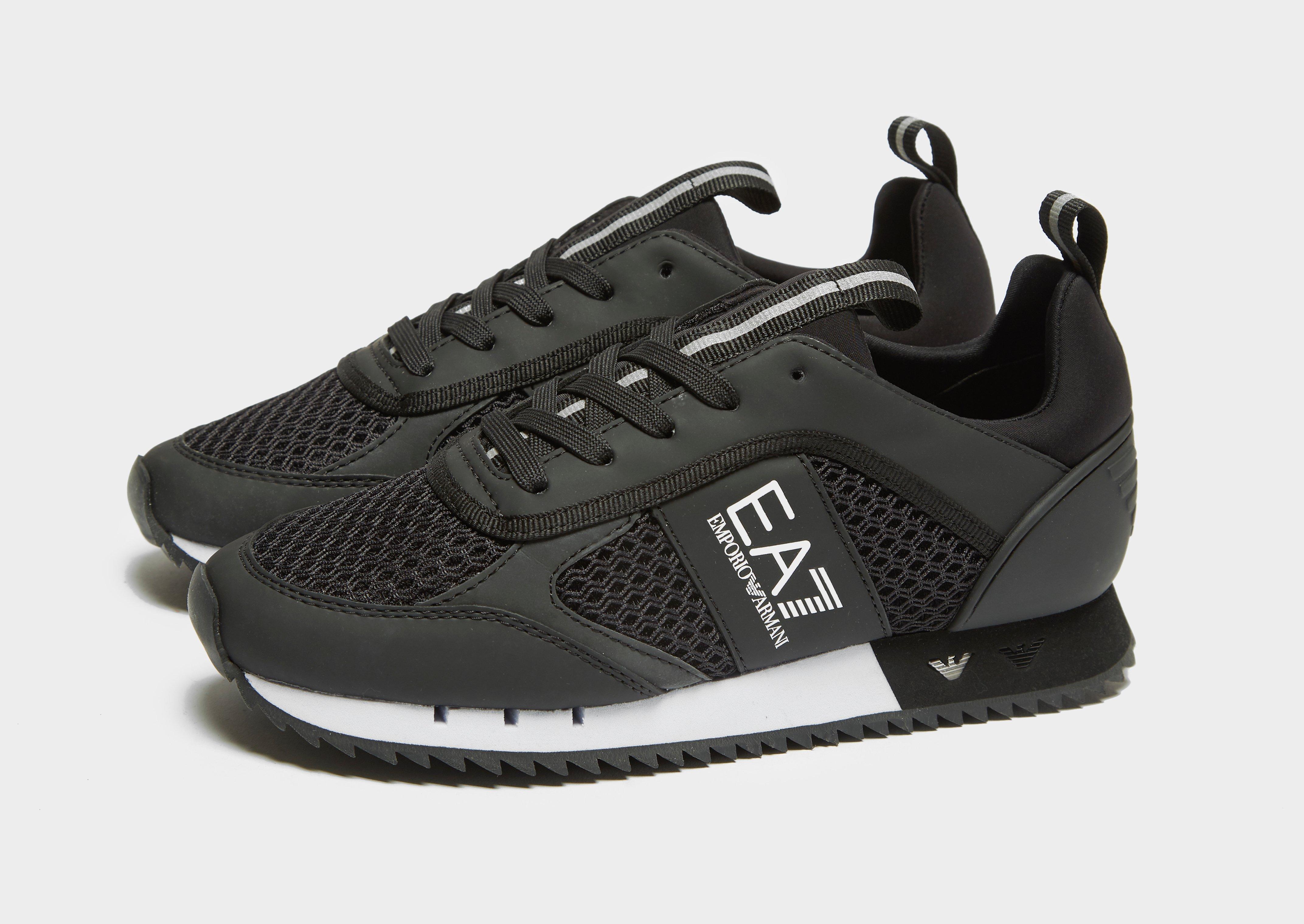 ea7 mesh run grey