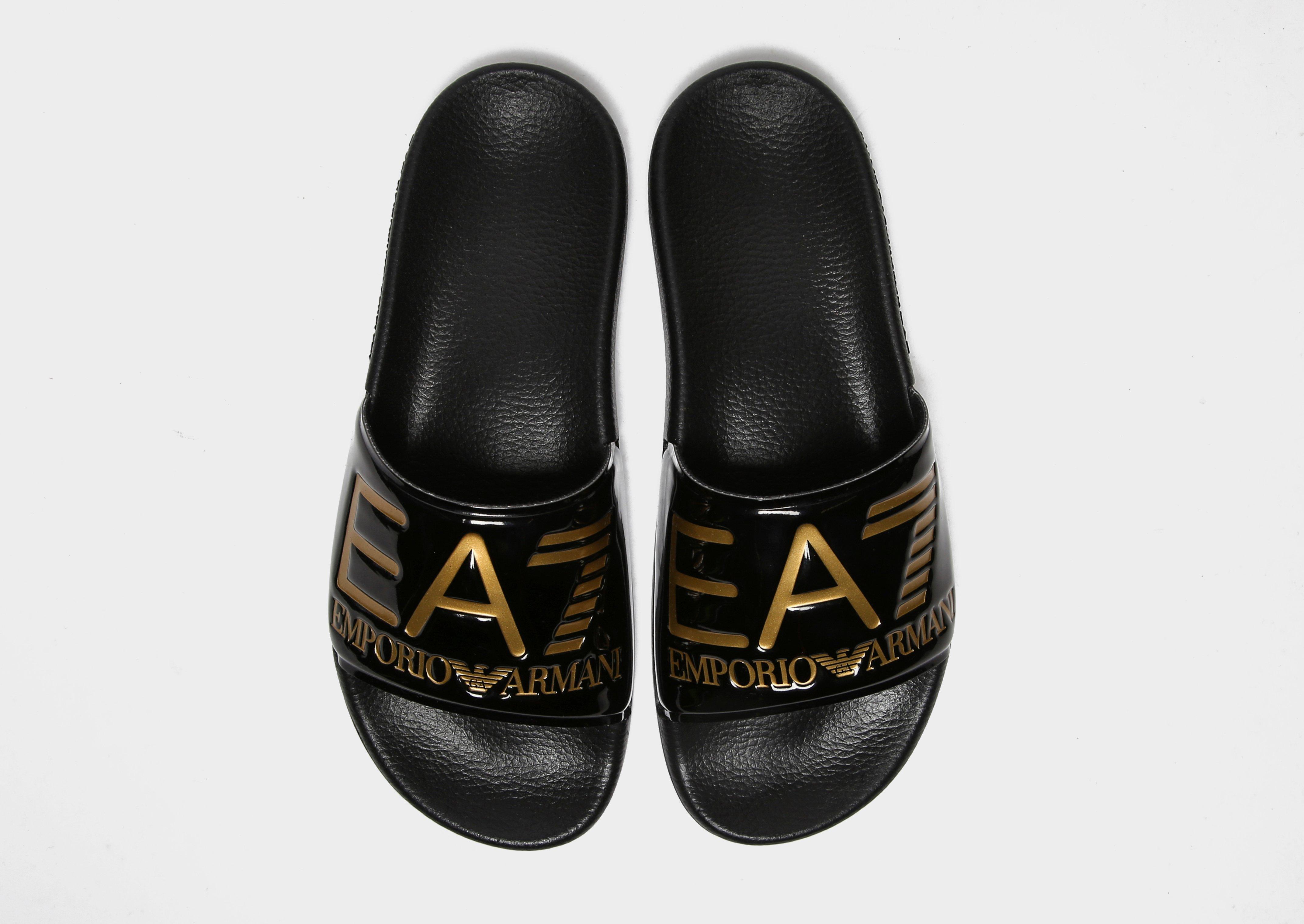 blive imponeret Væk sjæl Sort Emporio Armani EA7 Seaworld Slides Women's - JD Sports Danmark