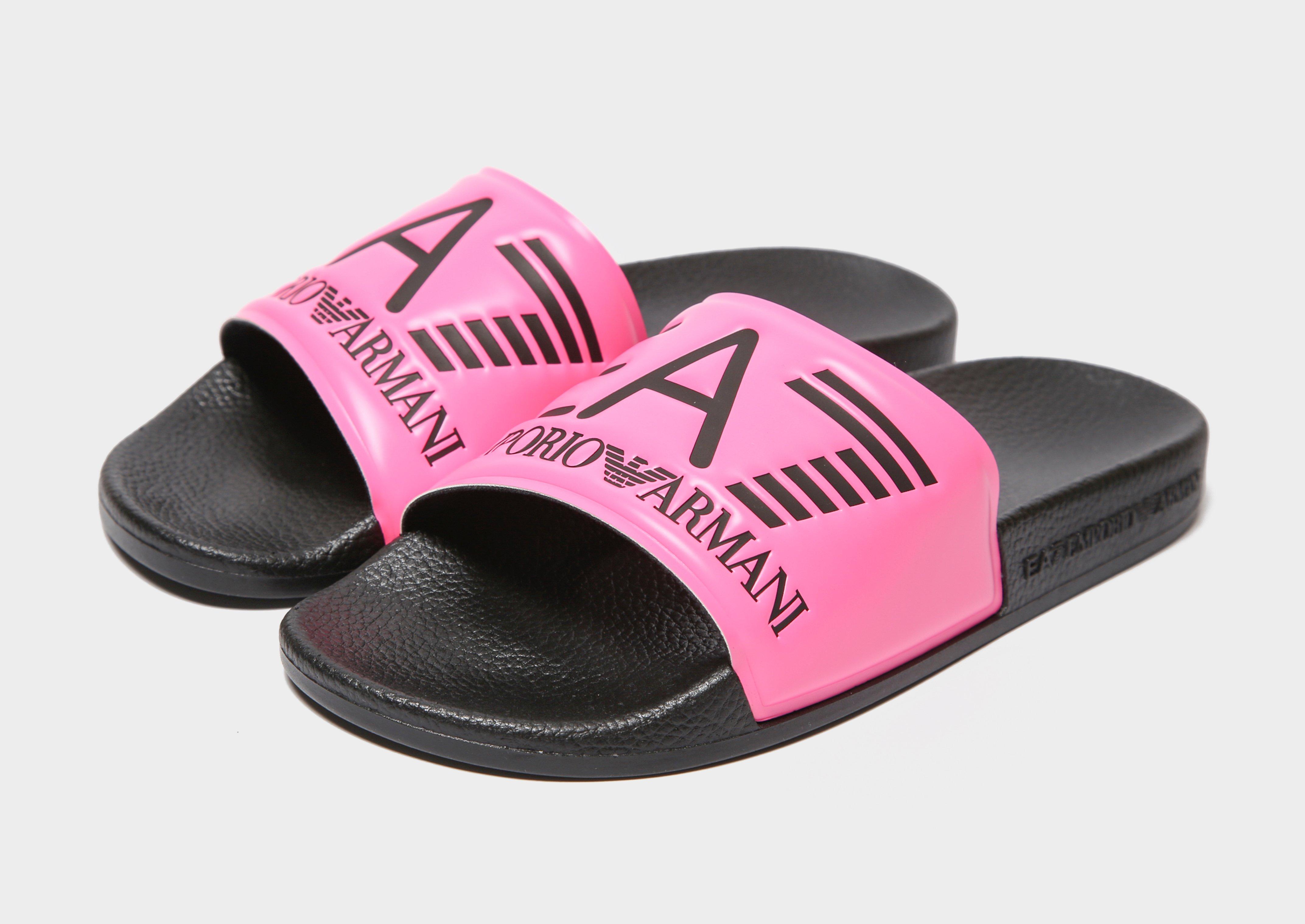 armani sliders women's