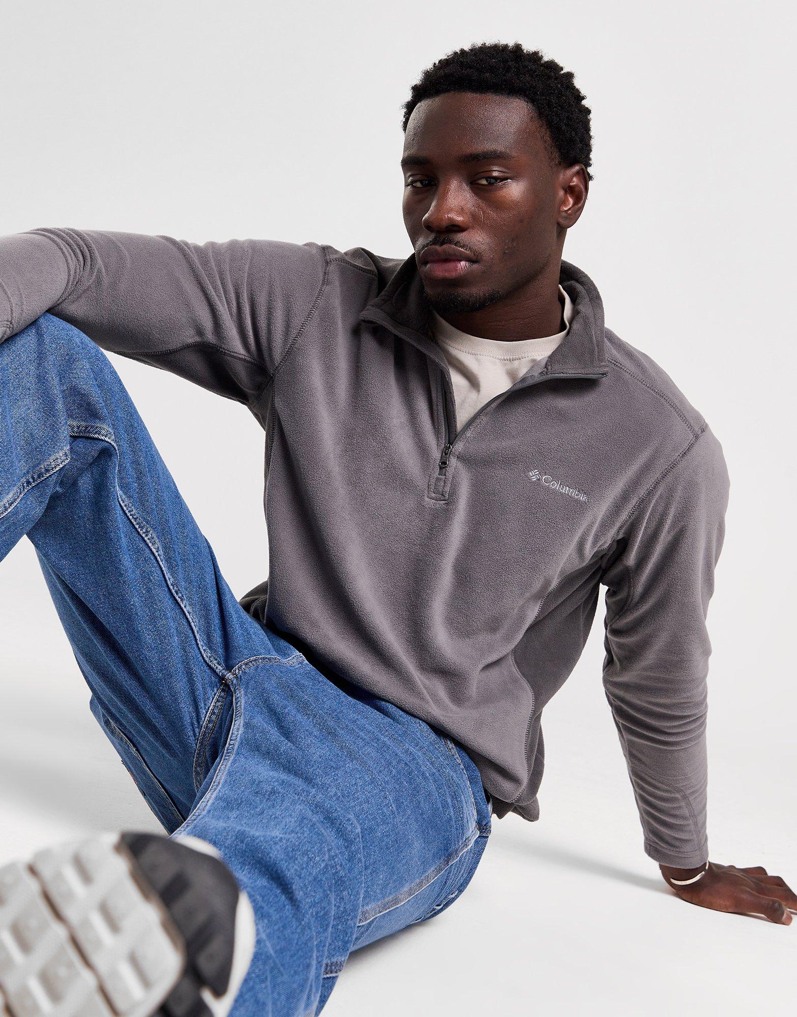 Grey Columbia Klamath 1/4 Zip Fleece - JD Sports Global
