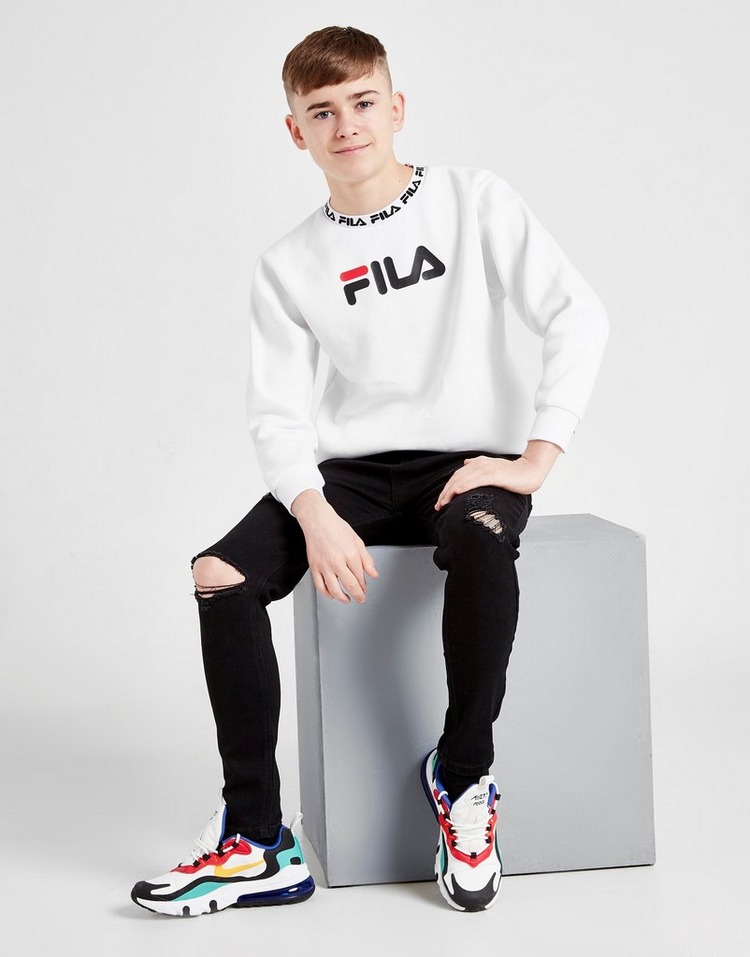 Fila Guy Fleece Crew Sweatshirt Junior