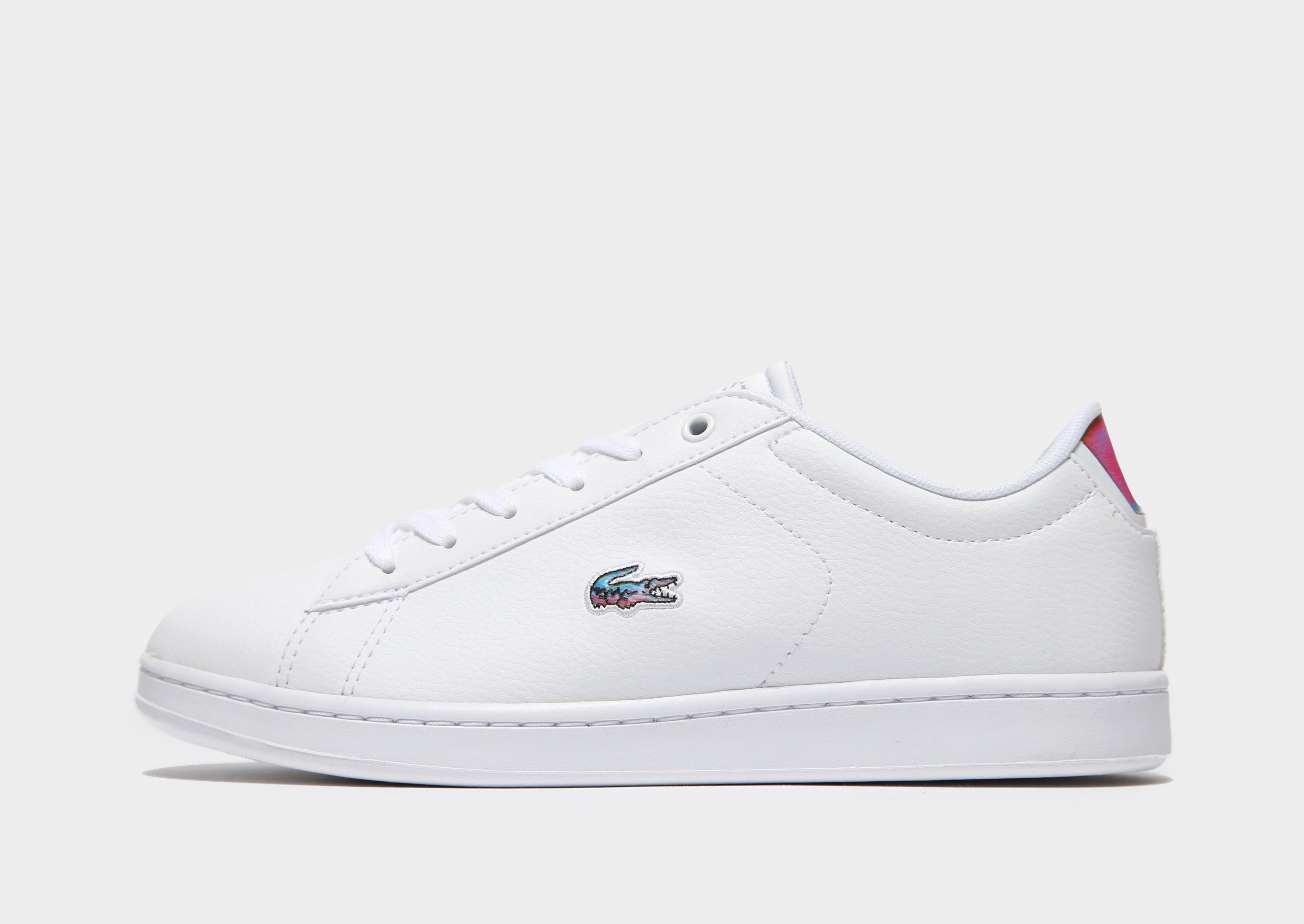 junior white lacoste trainers