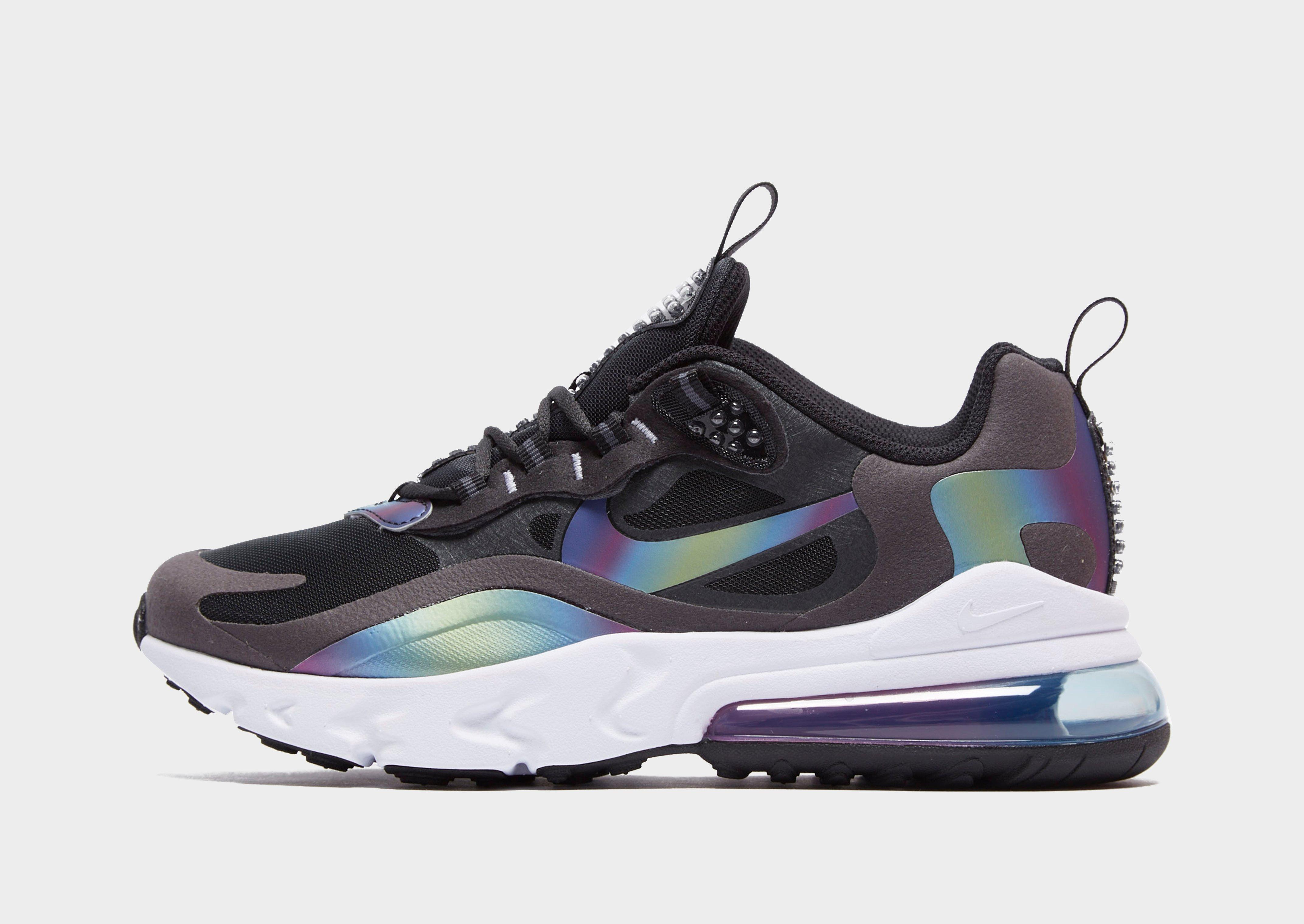 nike air max 270 react junior black