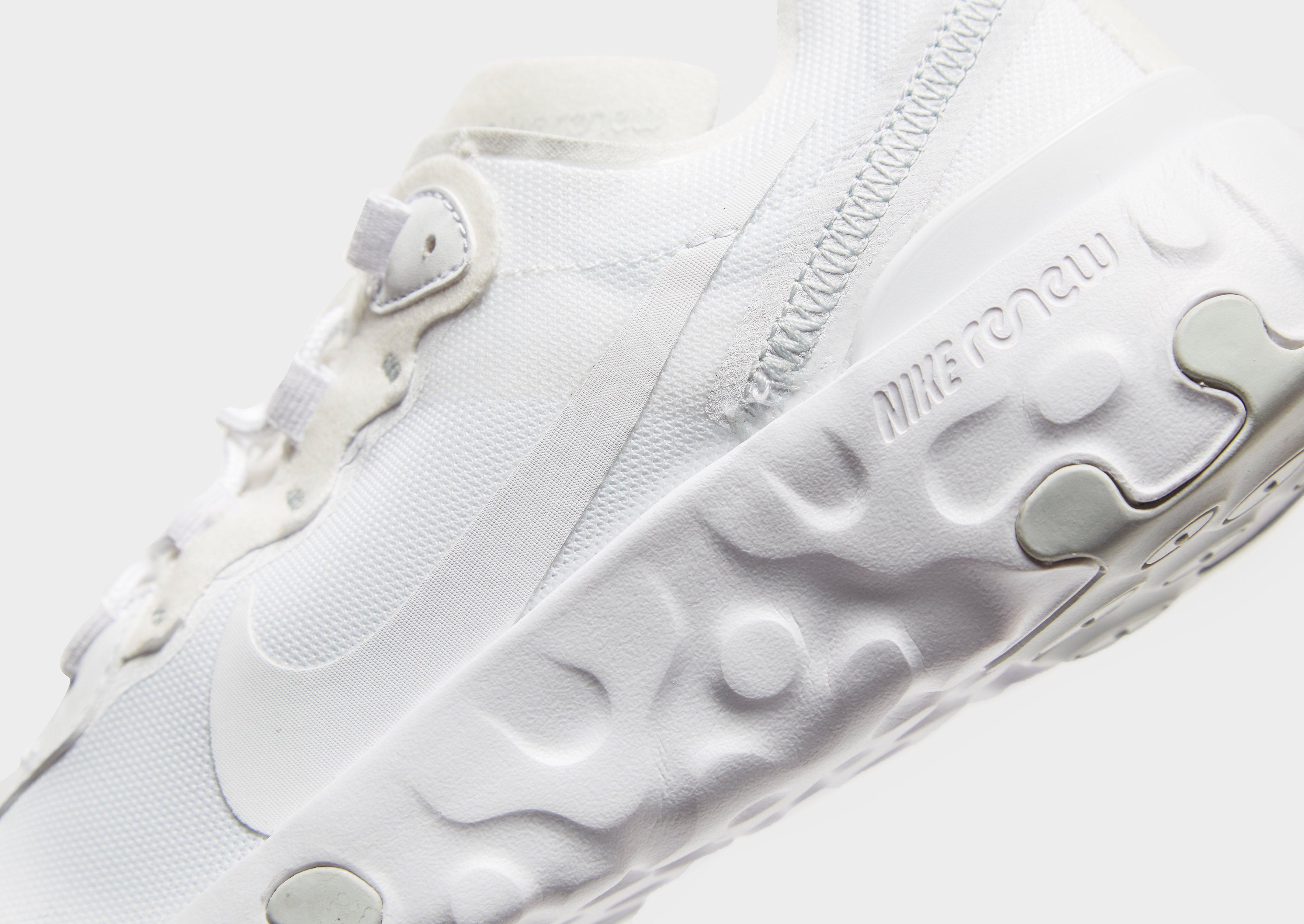 nike renew element 55 junior white and pink