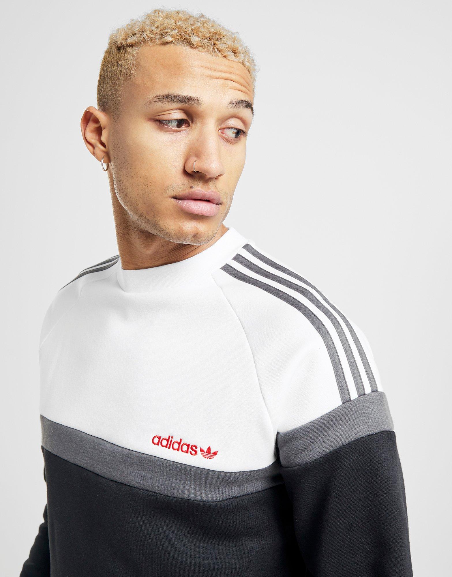 adidas originals linear logo crew sweatshirt