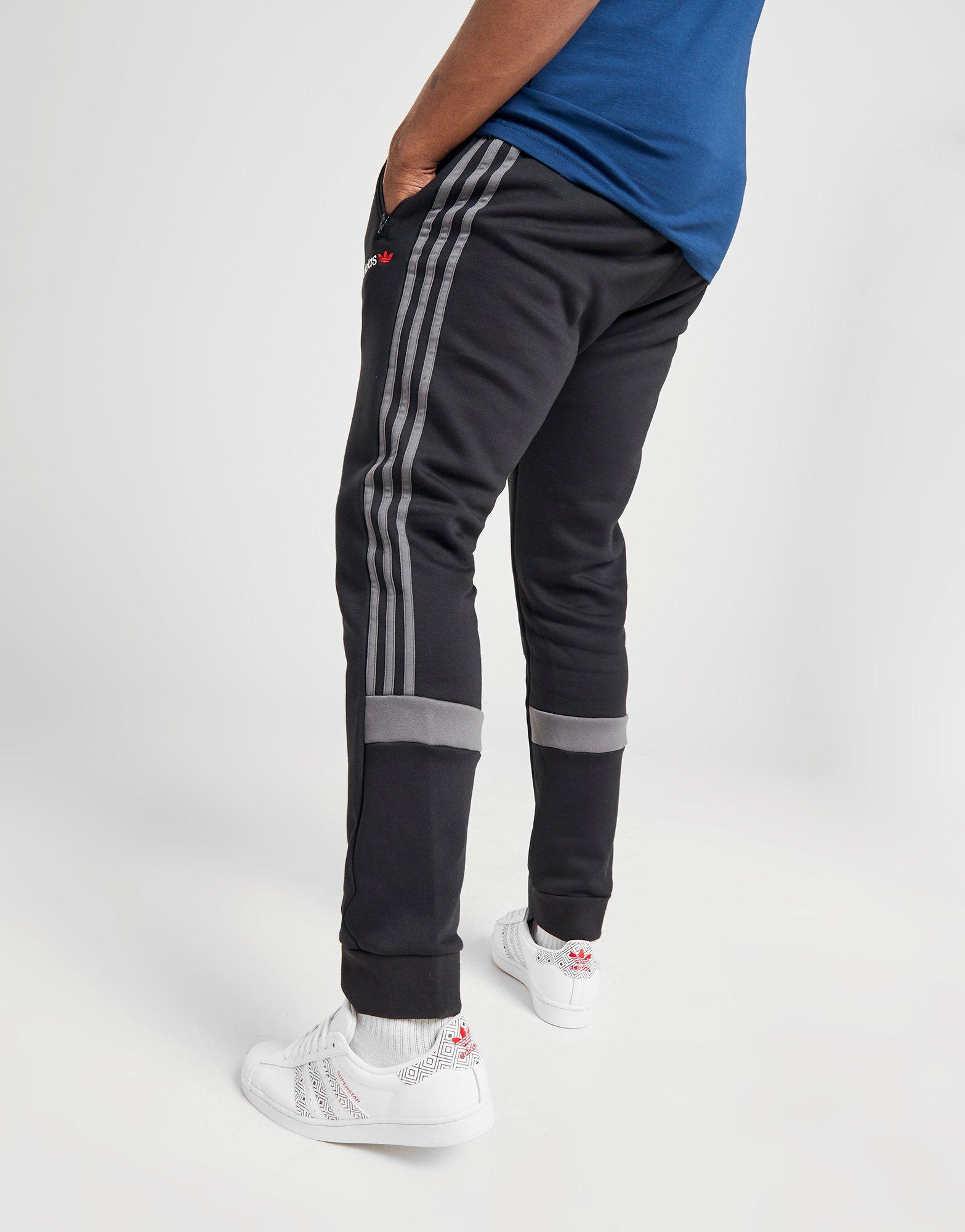 adidas originals linear logo fleece pants